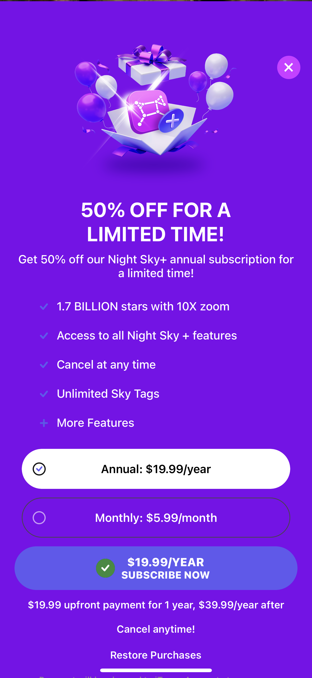 night-sky app screenshot 64