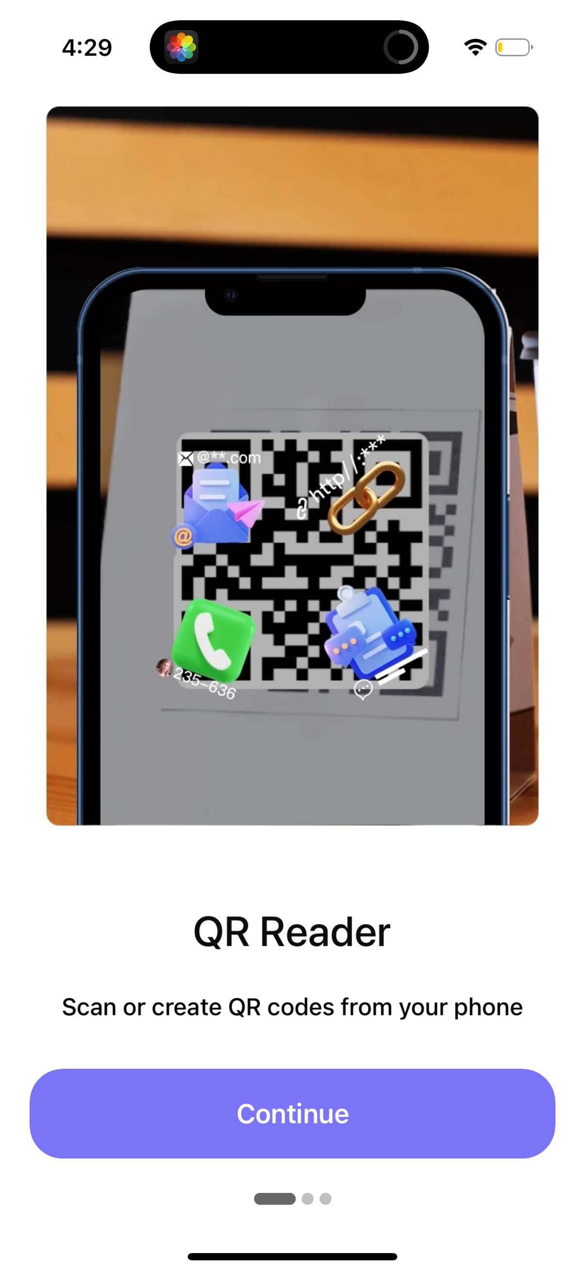 qr-reader app screenshot 1