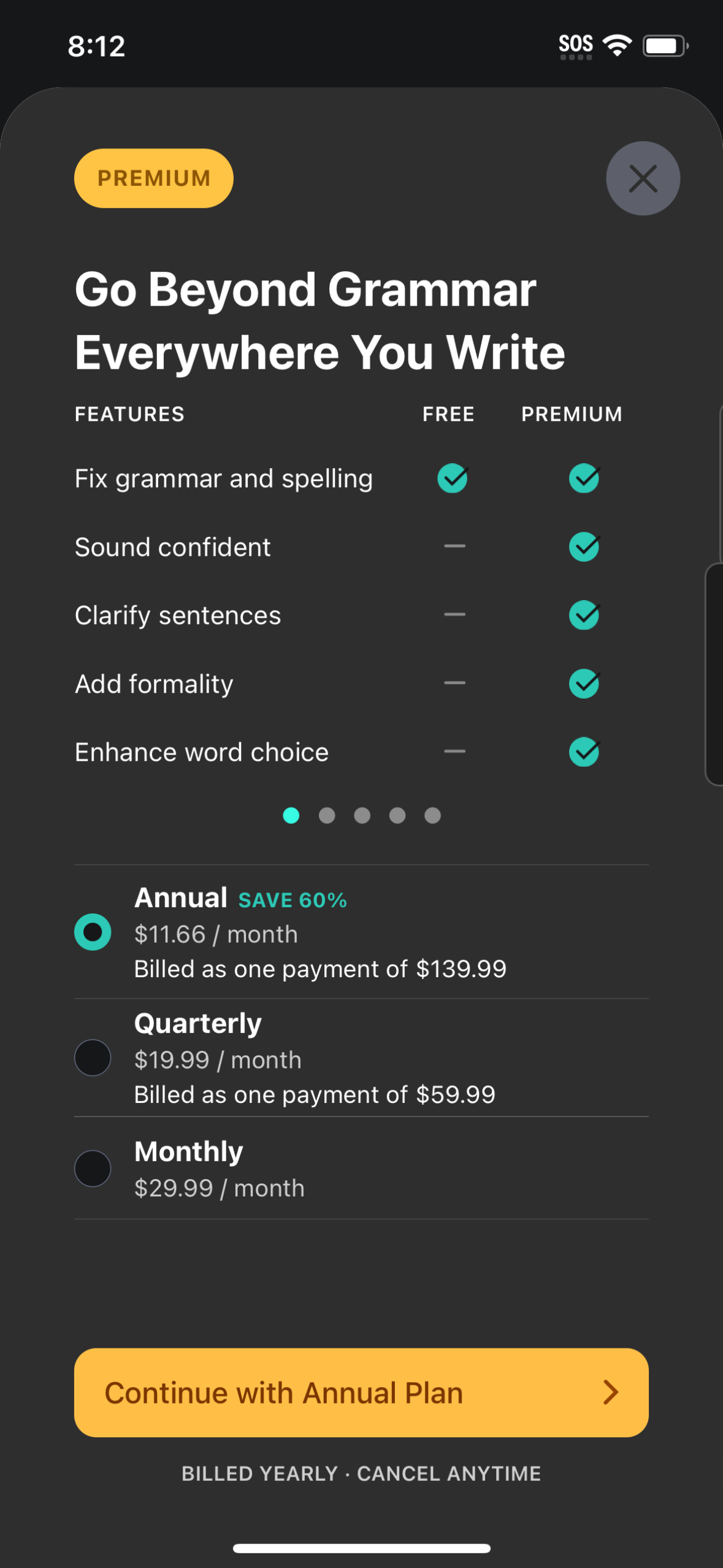 grammarly app screenshot 75