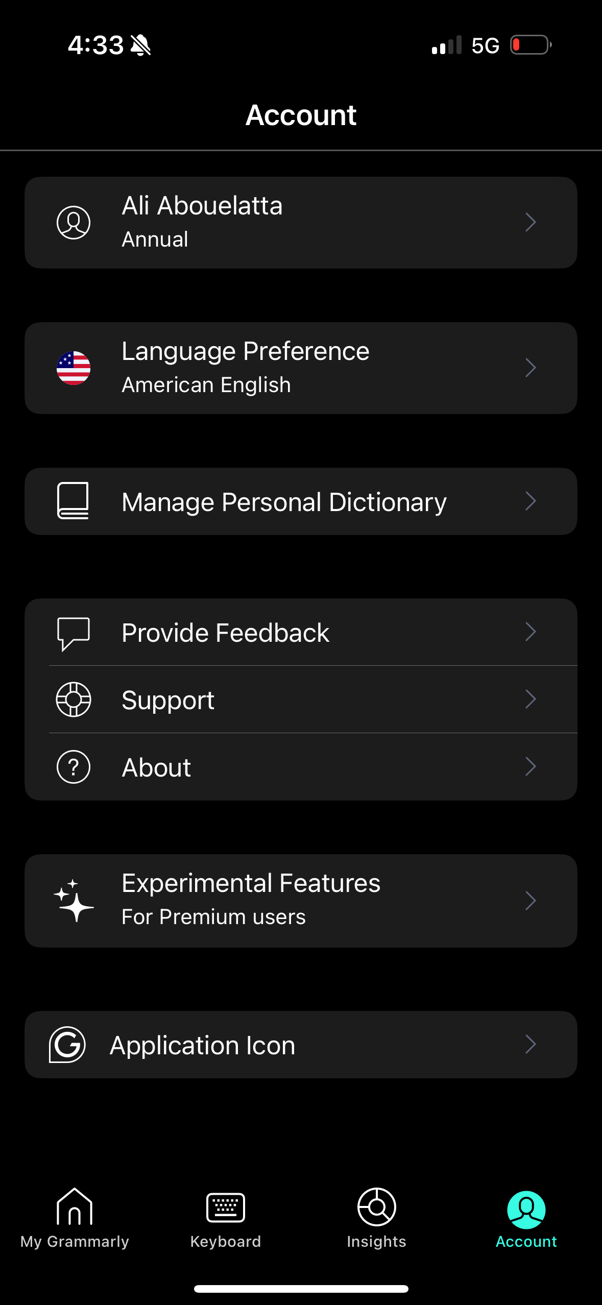 grammarly app screenshot 14