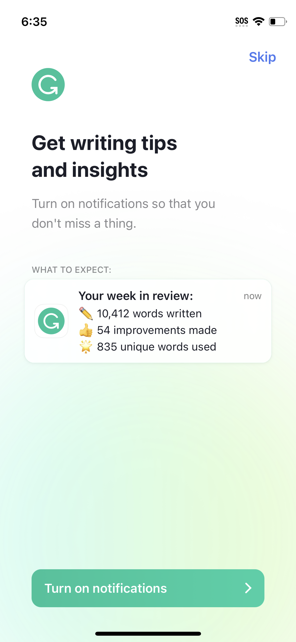 grammarly app screenshot 132
