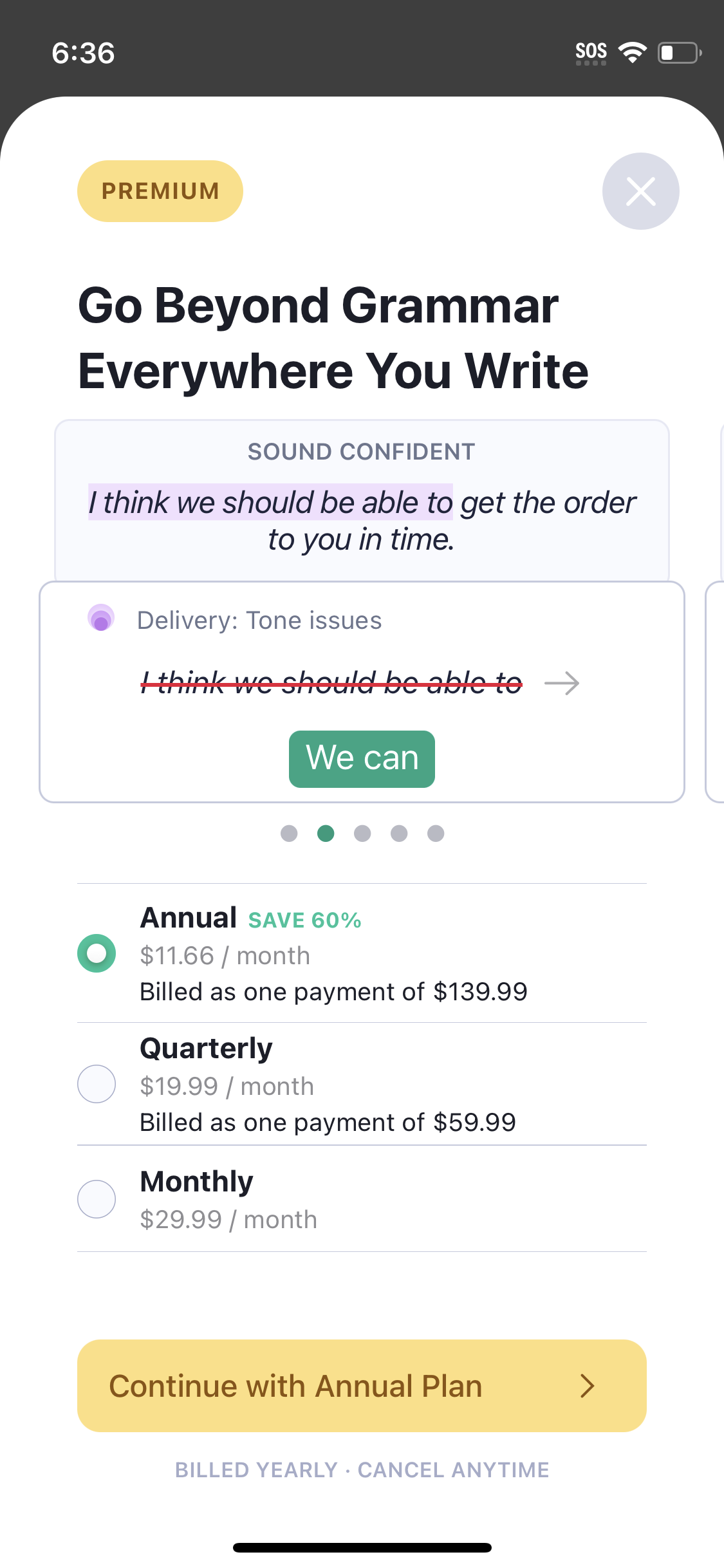 grammarly app screenshot 129