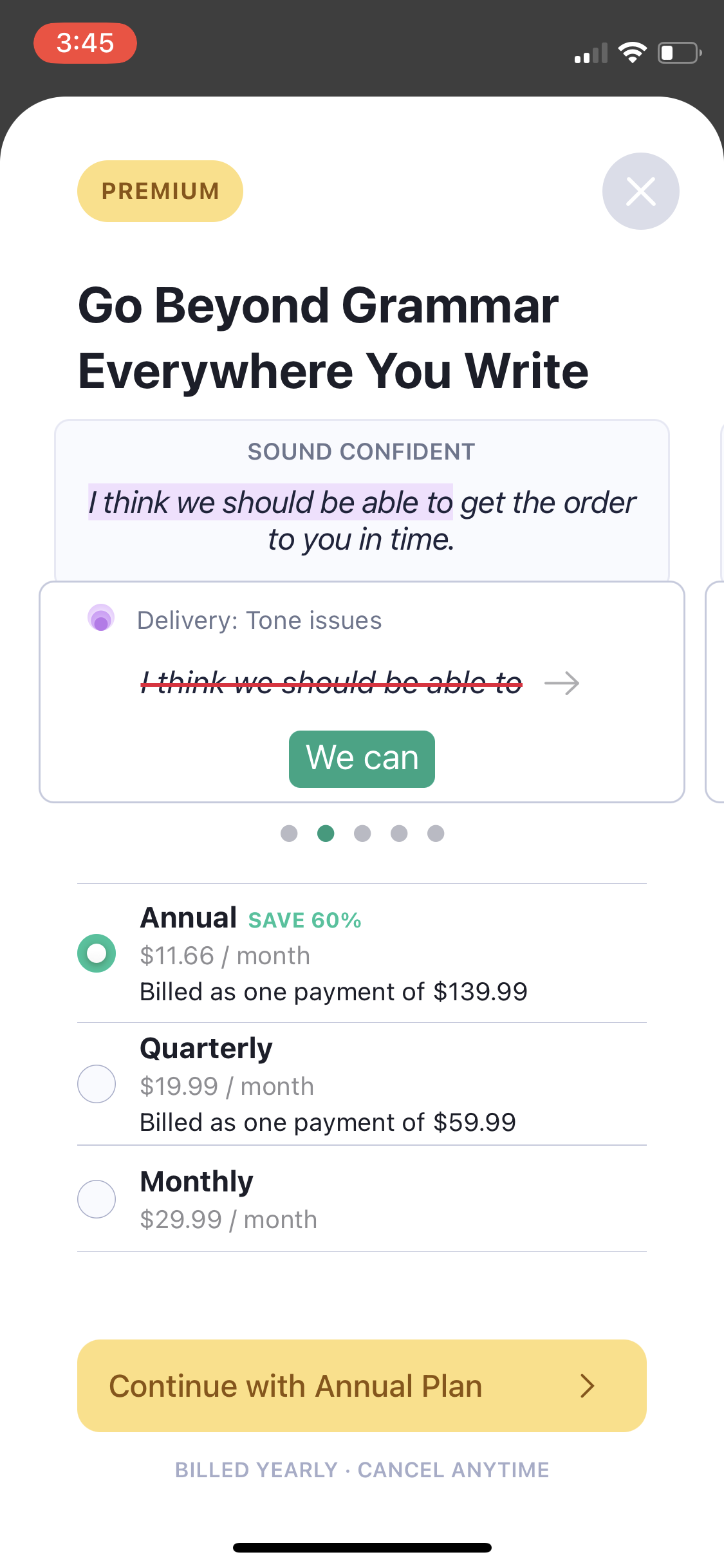 grammarly app screenshot 108