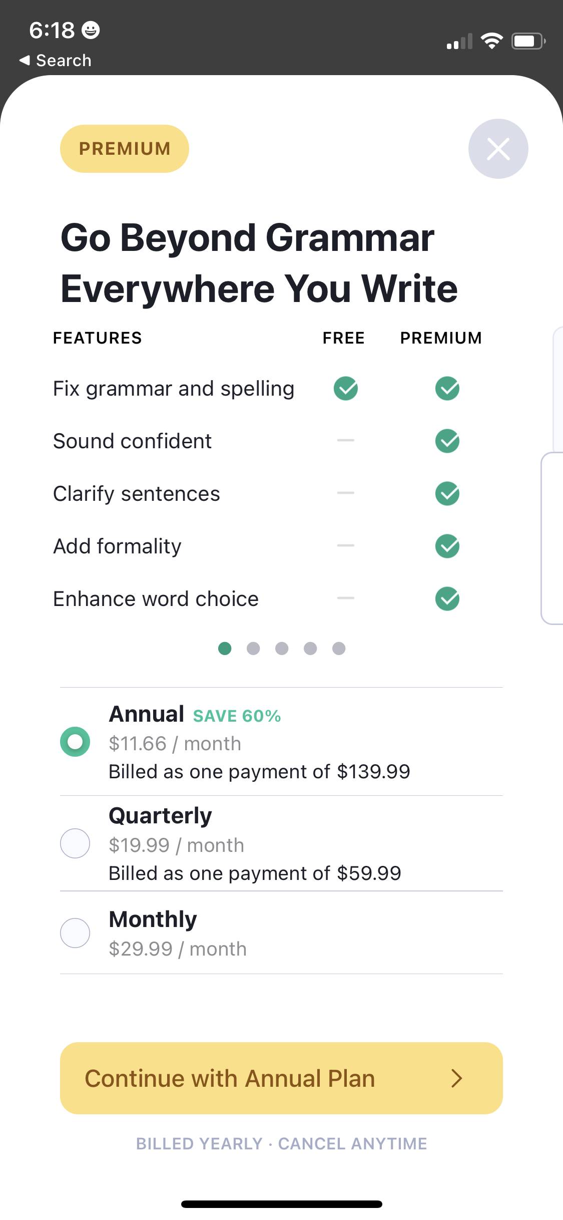 grammarly app screenshot 105