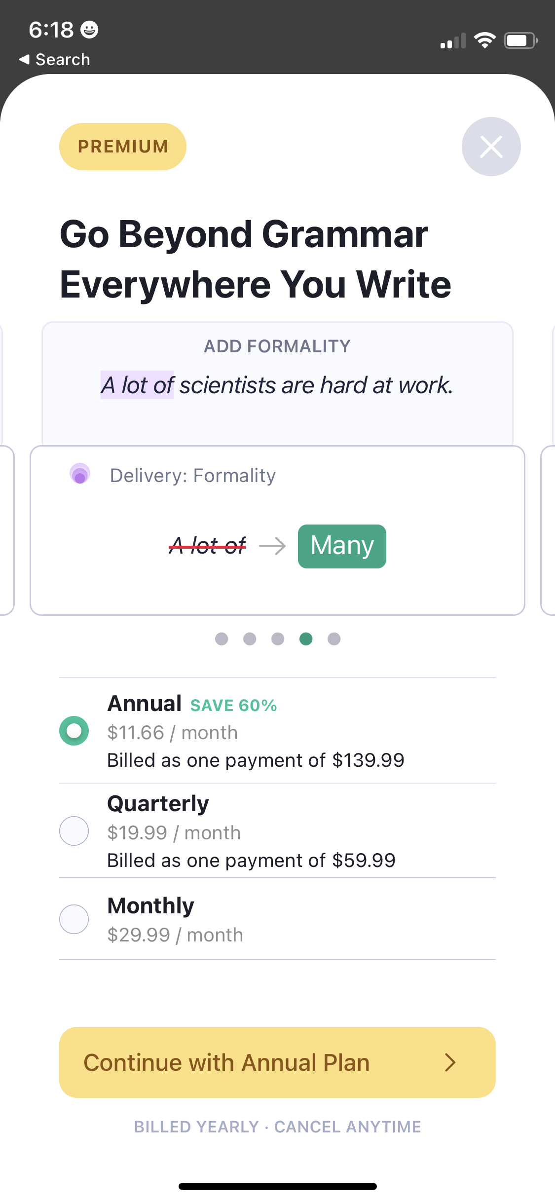 grammarly app screenshot 103