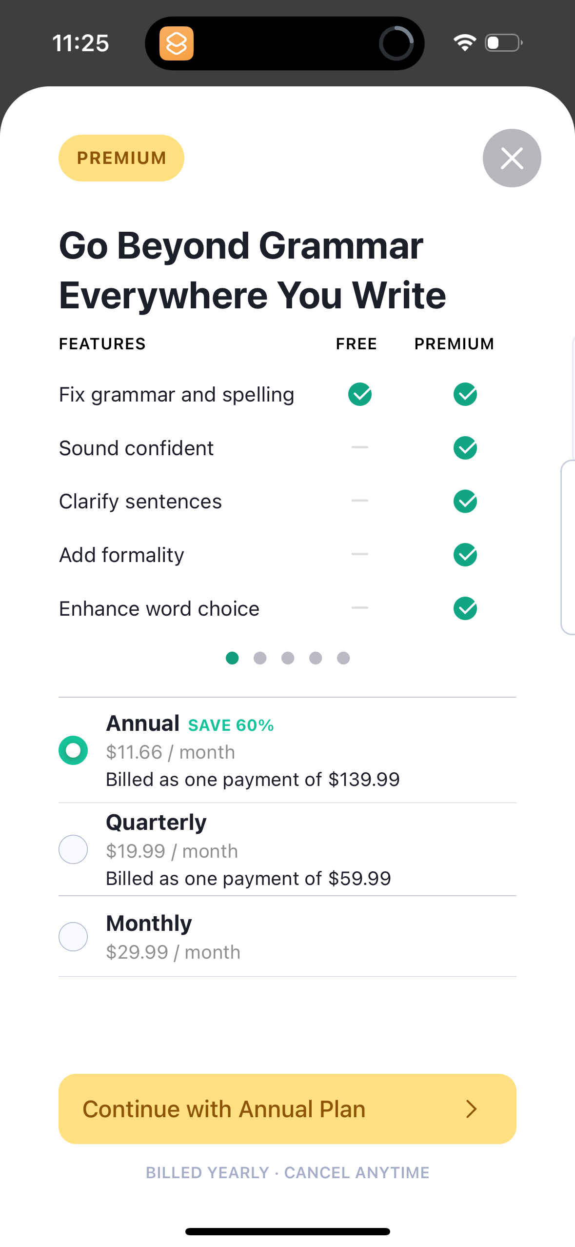 grammarly app screenshot 97
