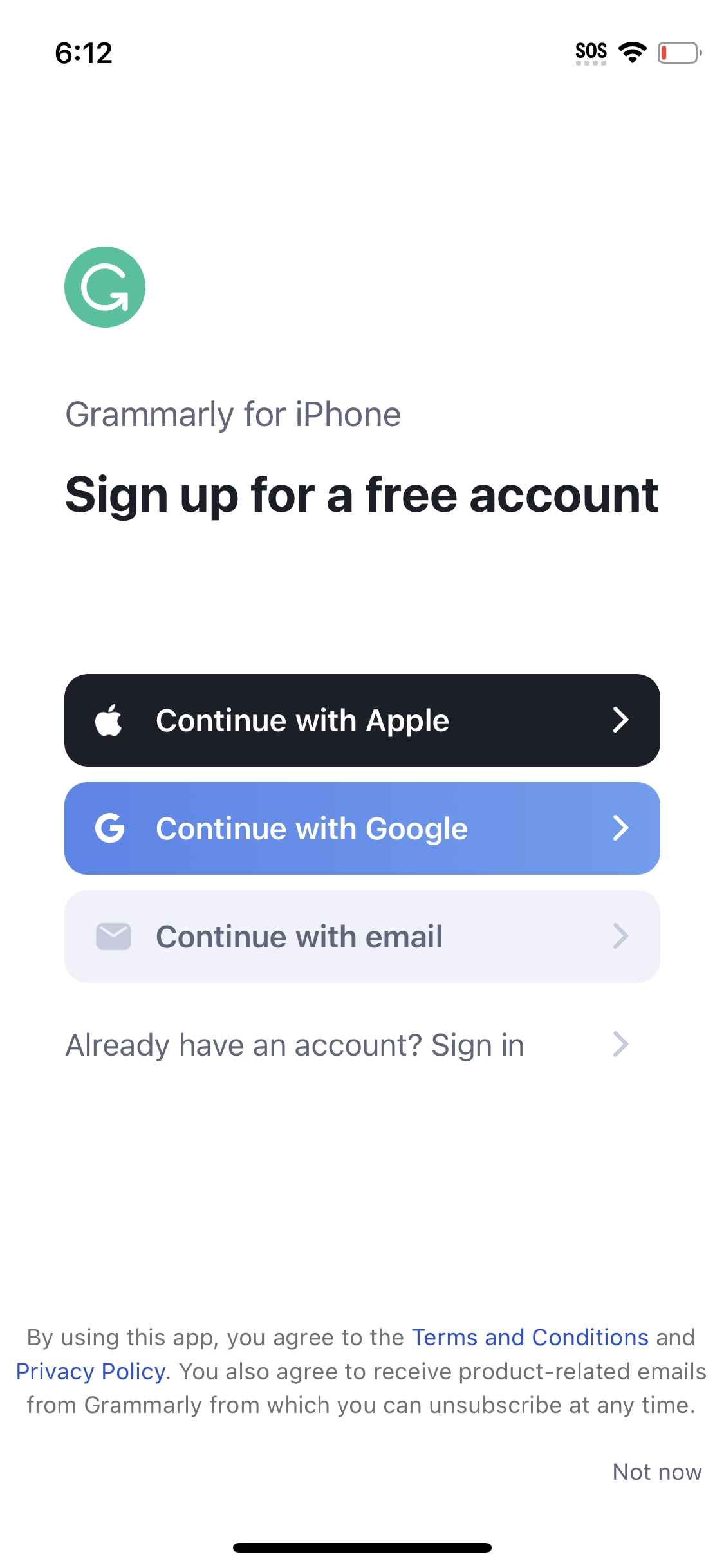grammarly app screenshot 89