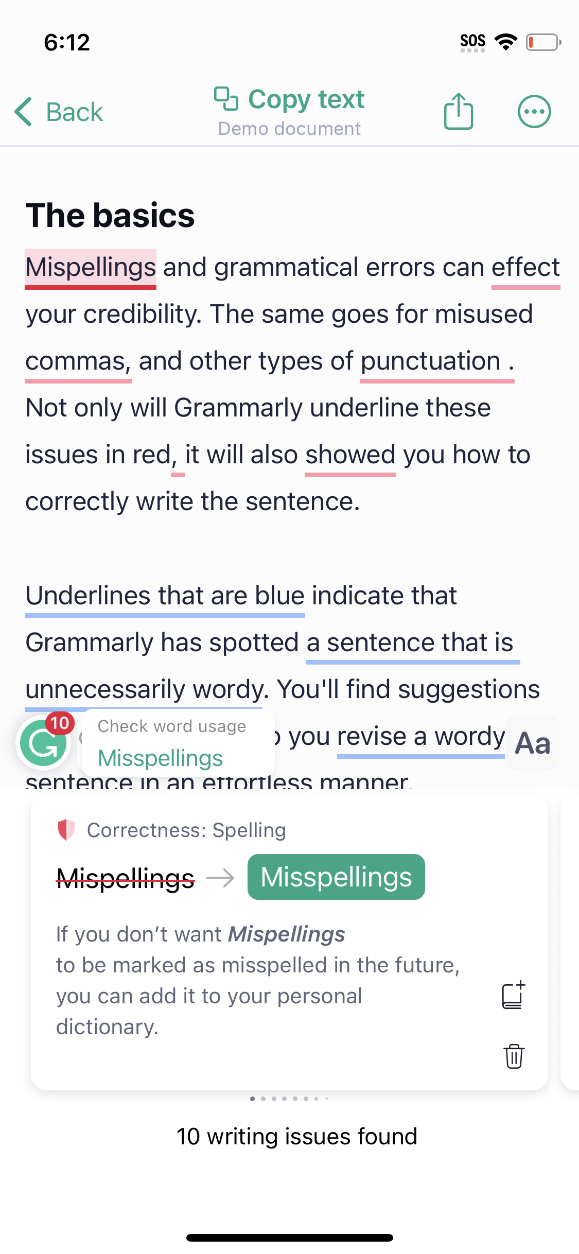 grammarly app screenshot 87