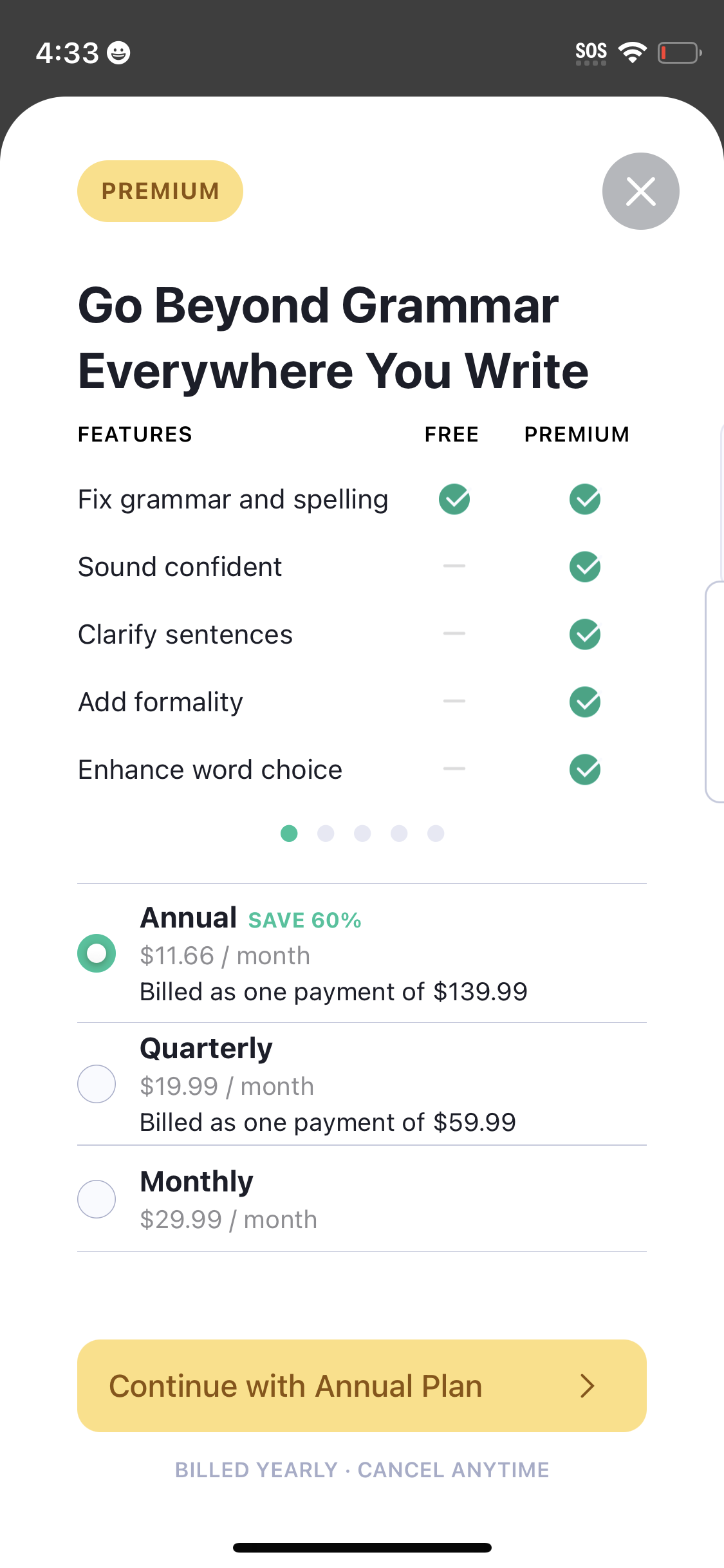 grammarly app screenshot 83