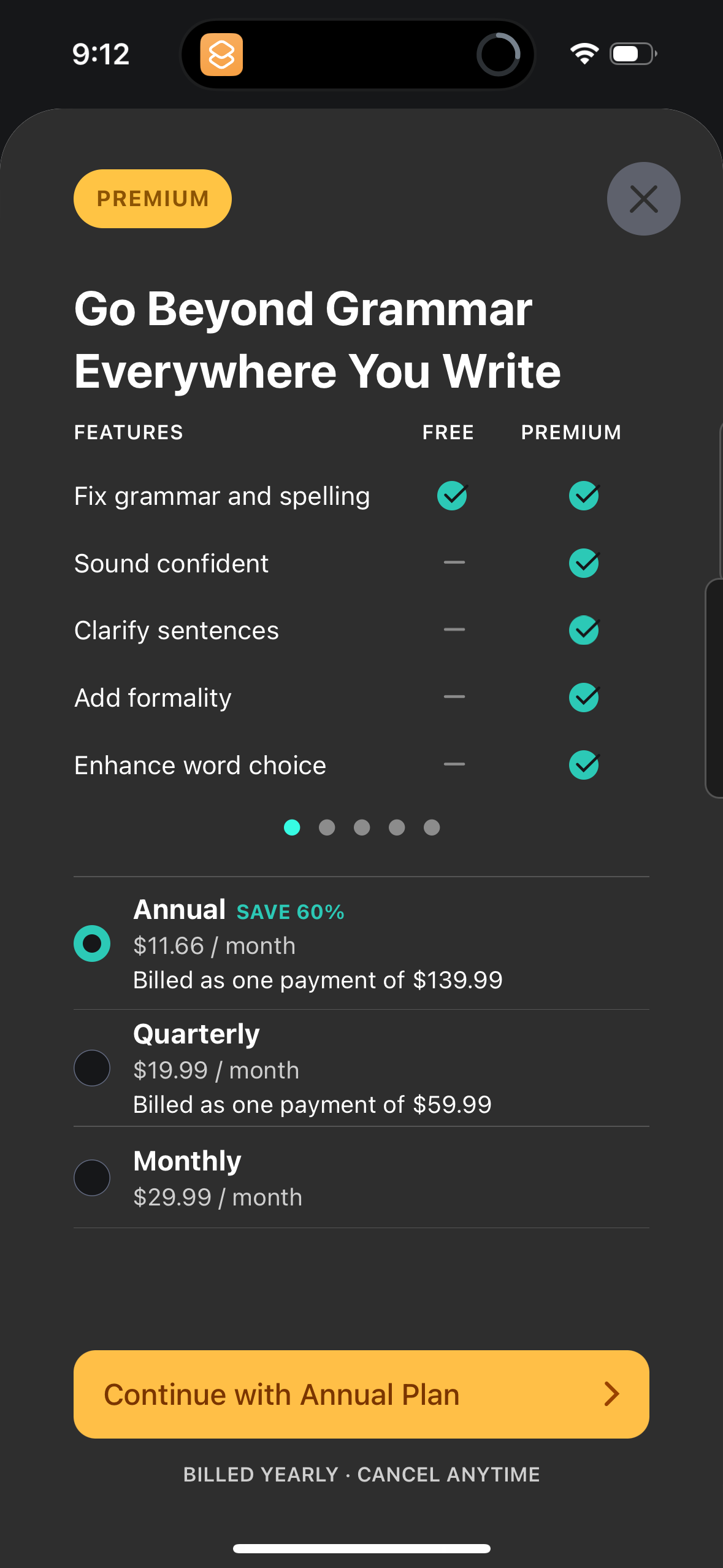 grammarly app screenshot 76