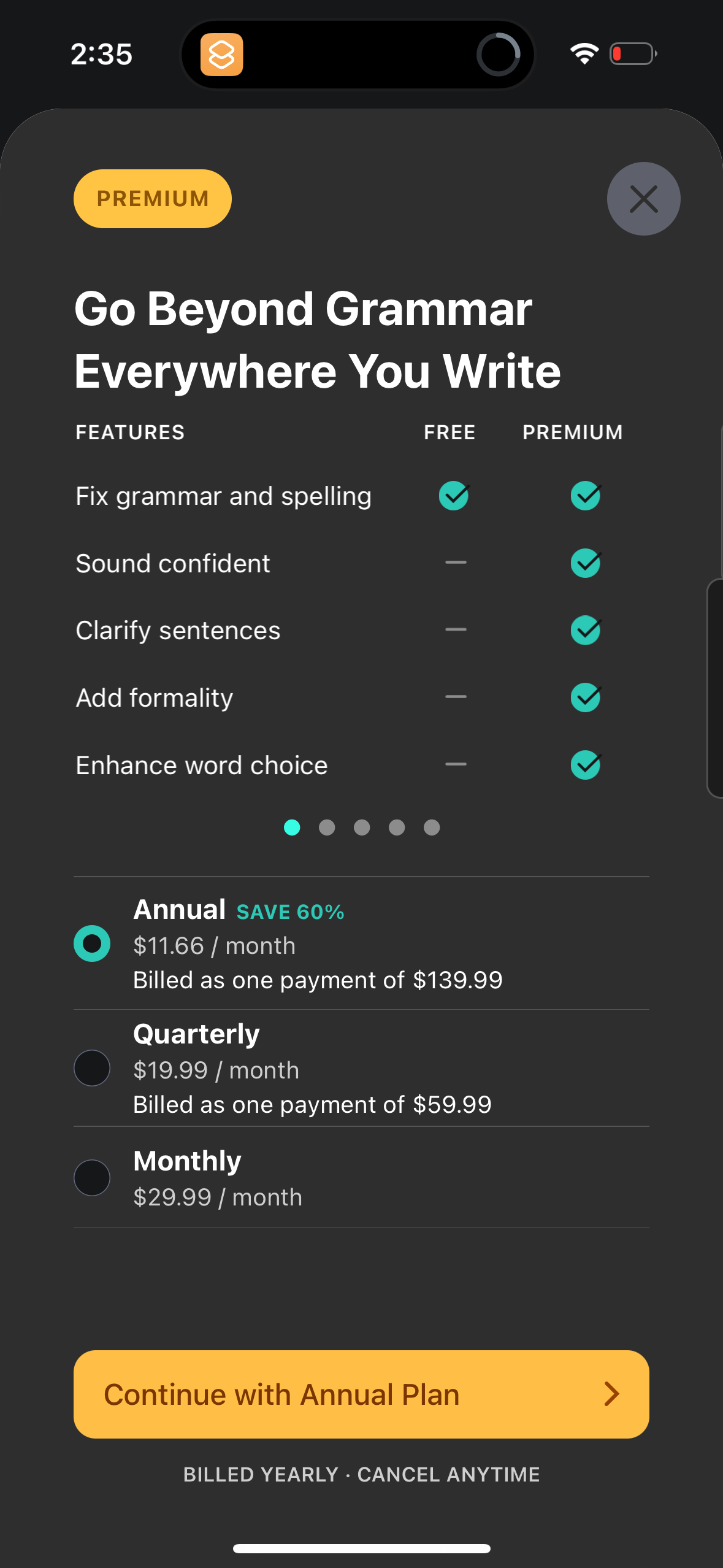 grammarly app screenshot 73