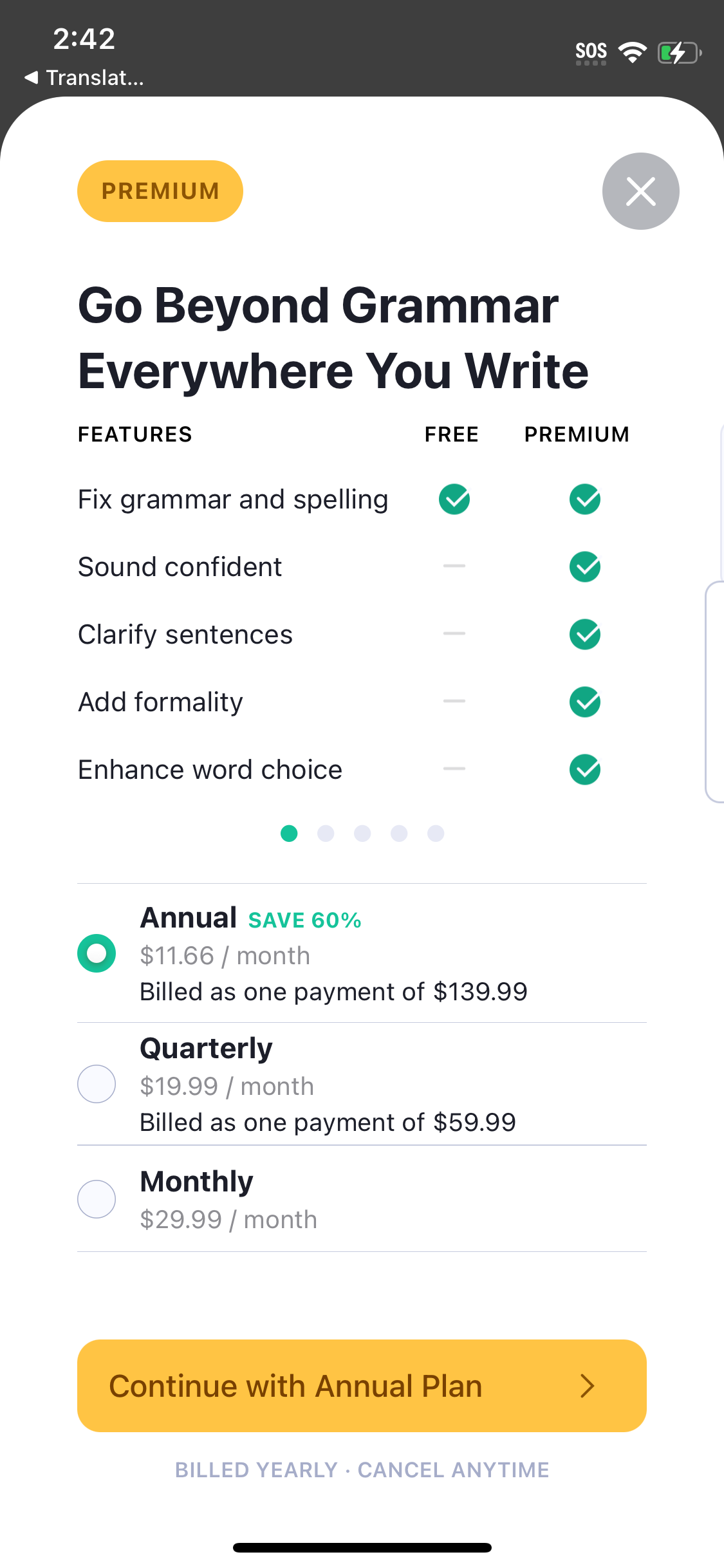 grammarly app screenshot 72