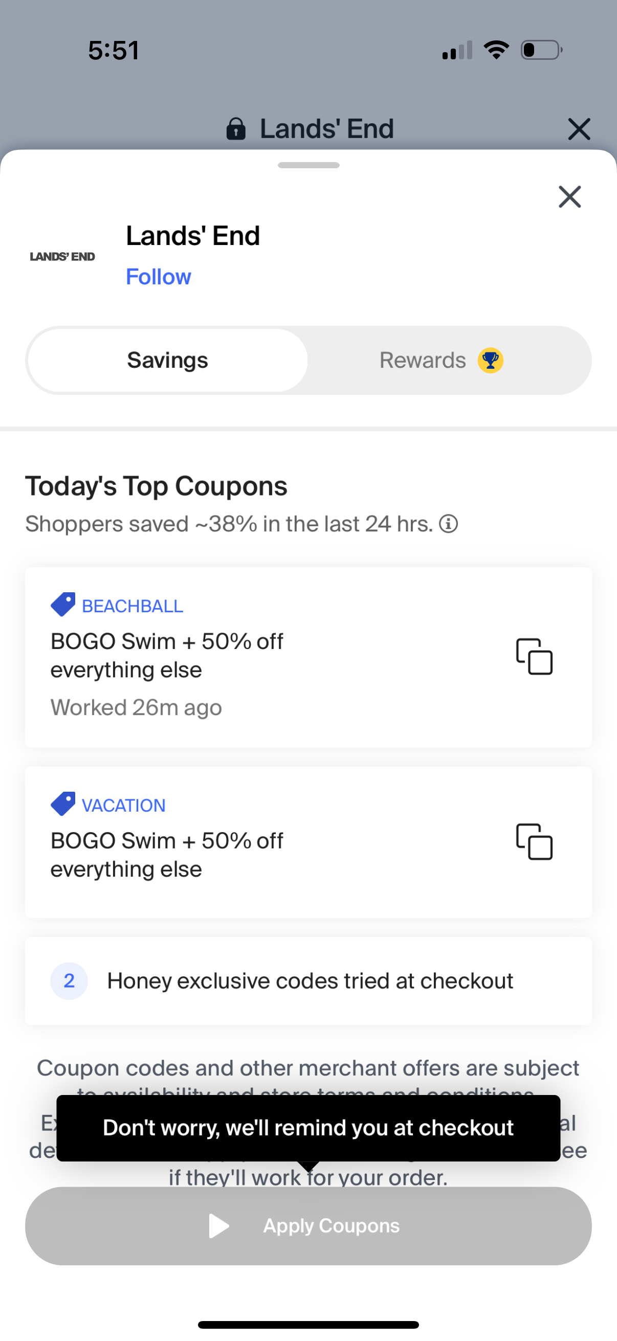 honey app screenshot 13