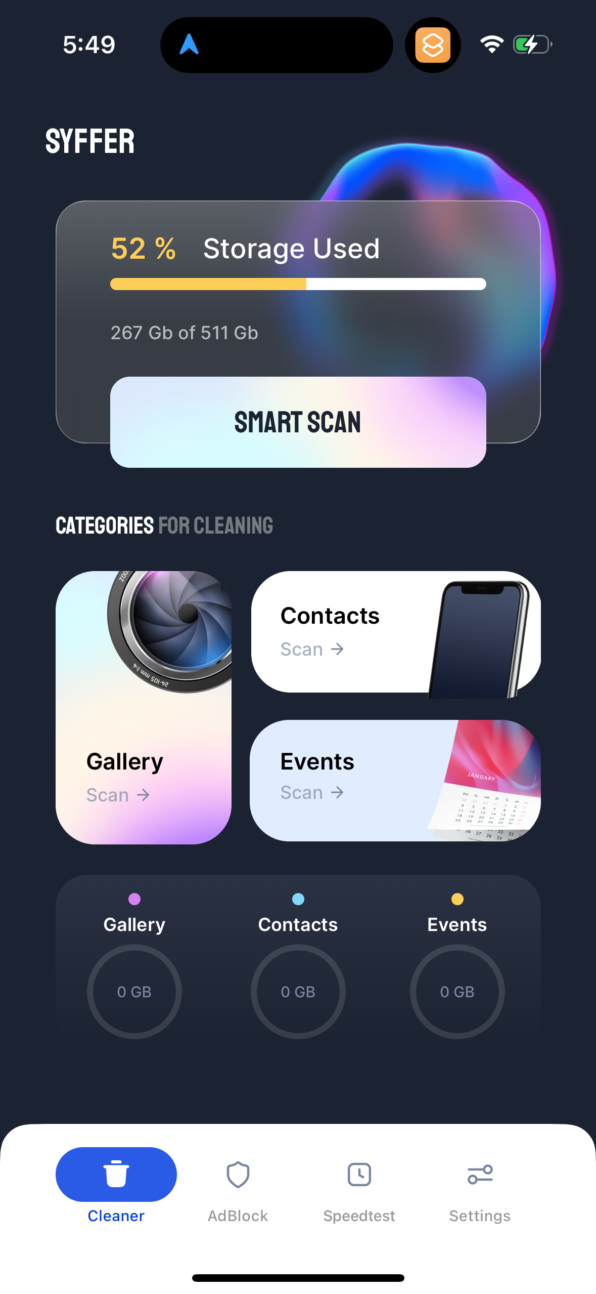 syffer app screenshot 1