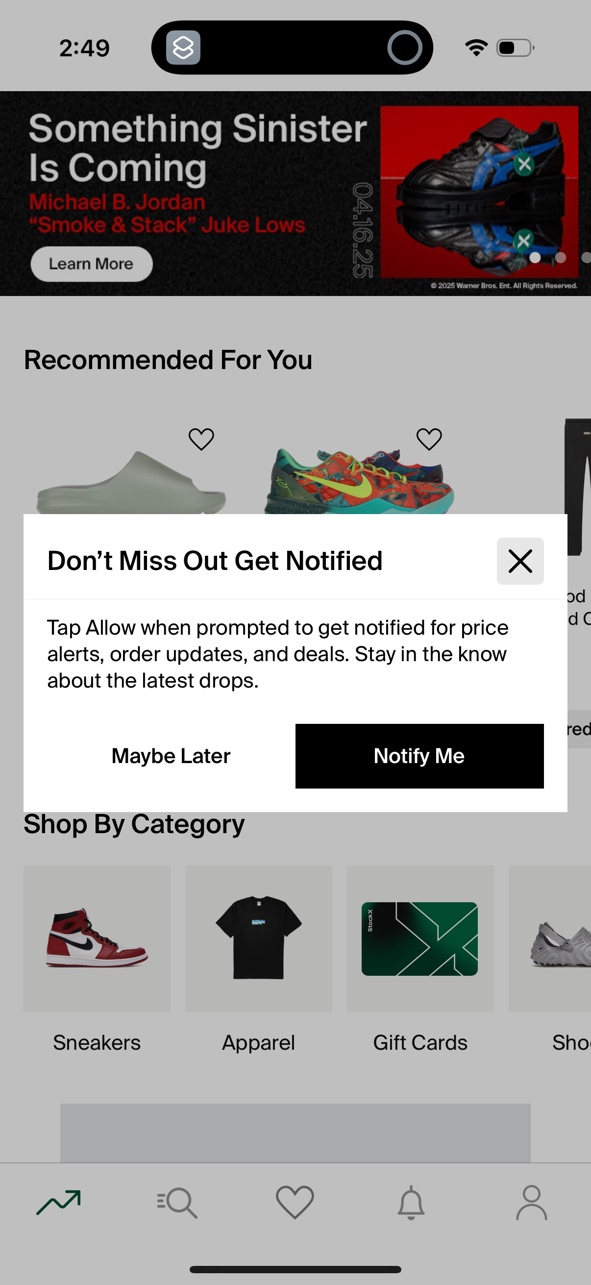 stockx app screenshot 11