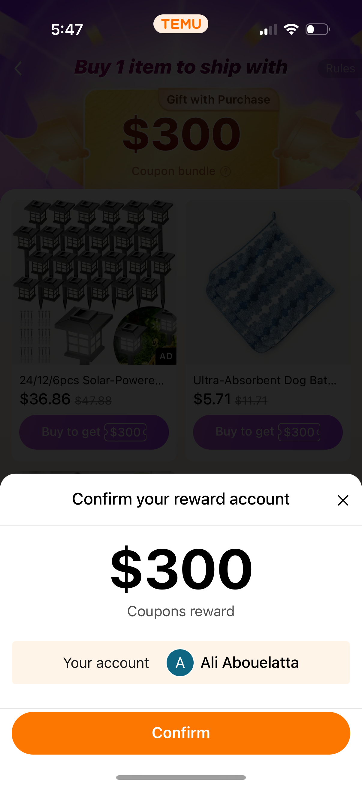 temu app screenshot 10