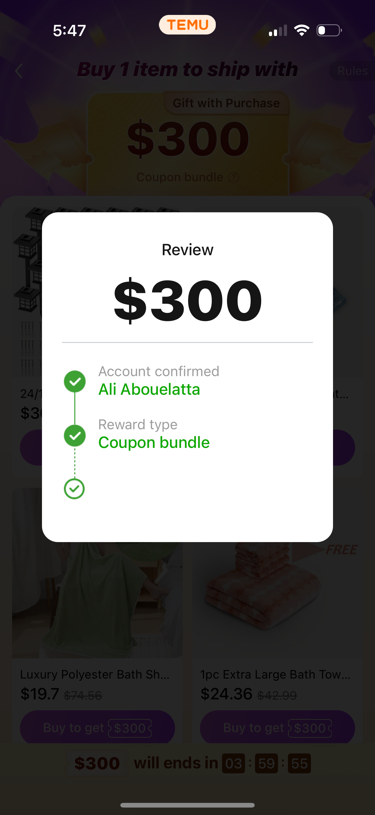 temu app screenshot 9