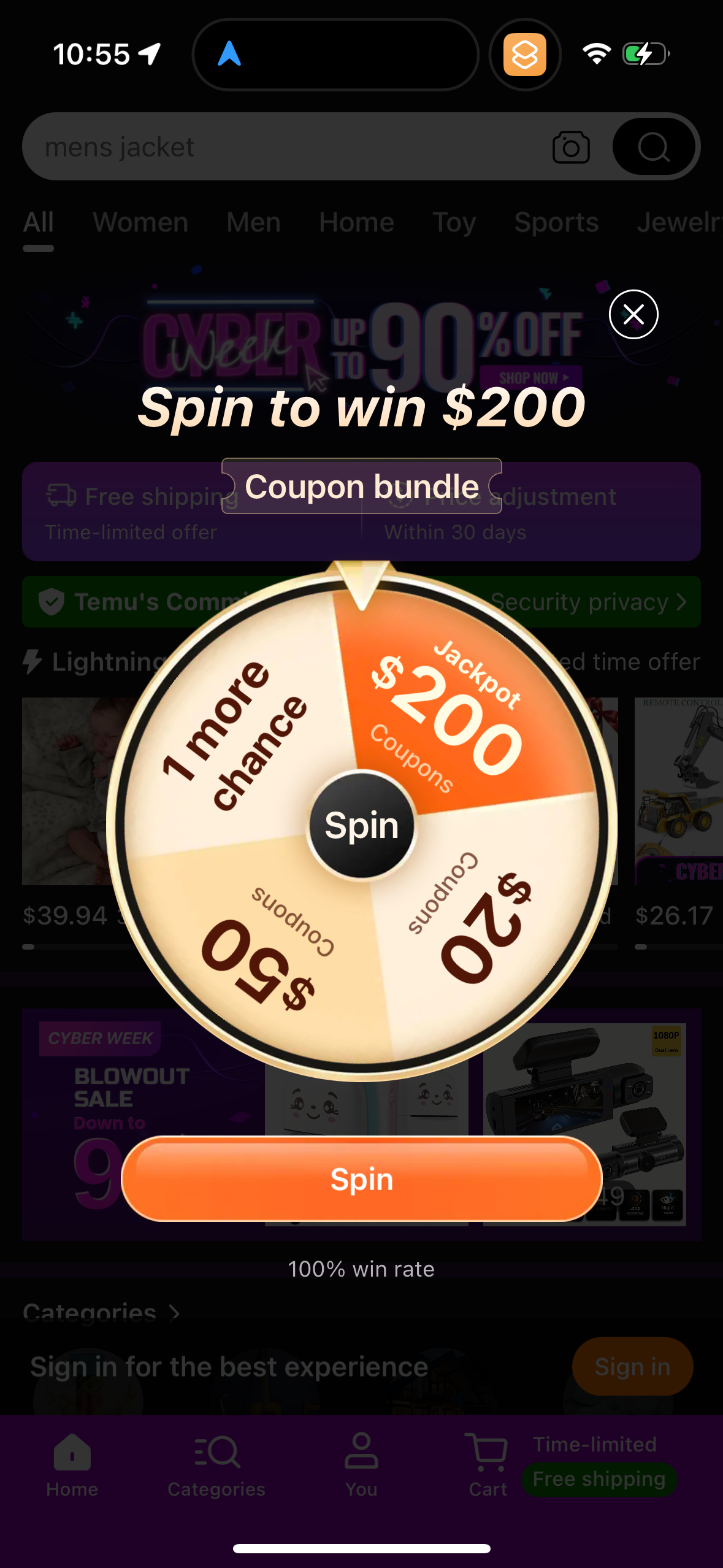 temu app screenshot 36