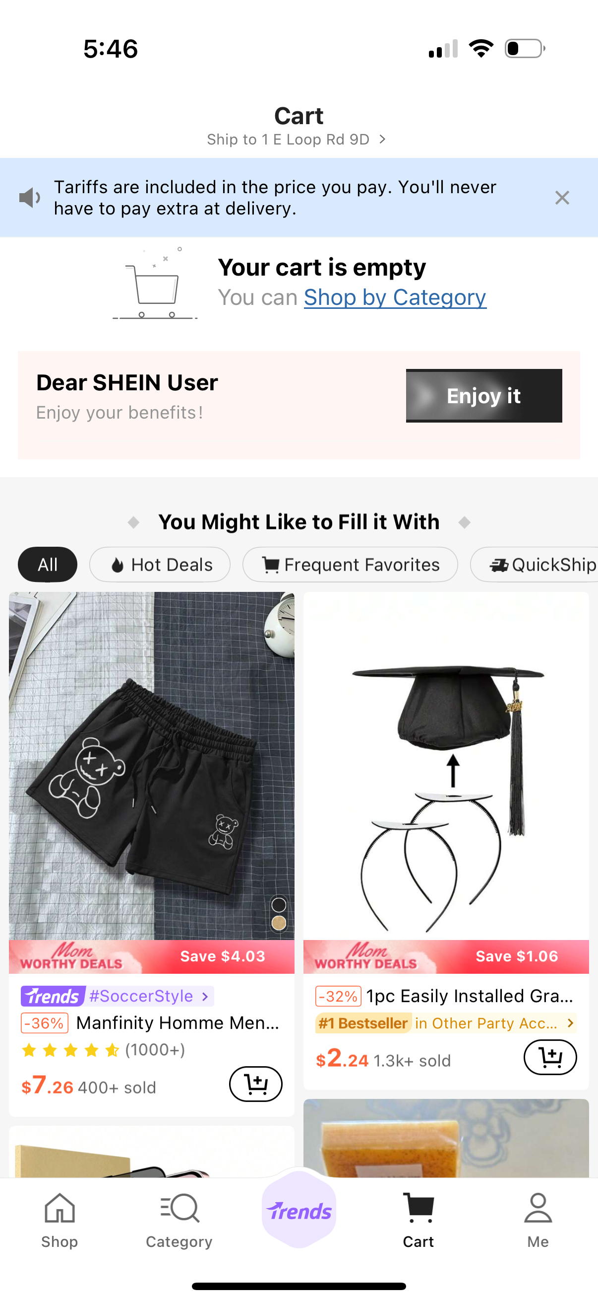 shein app screenshot 11