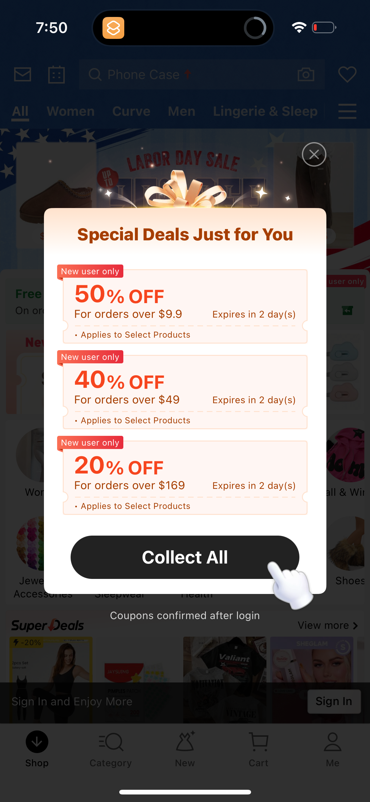 shein app screenshot 62