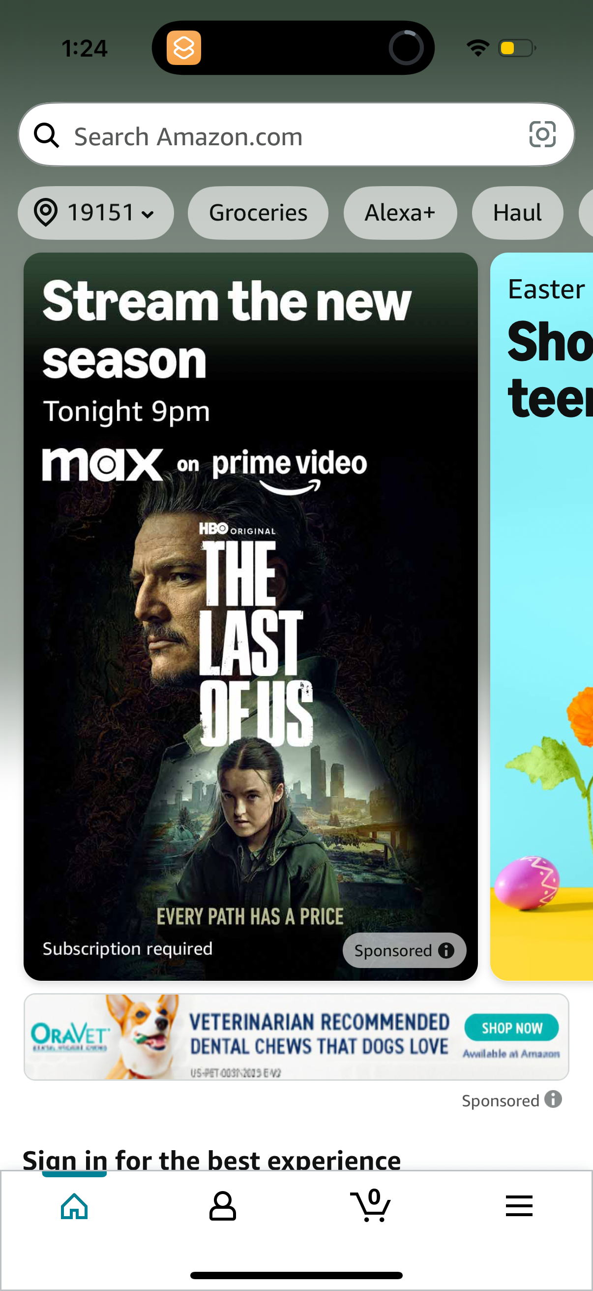 amazon app screenshot 2
