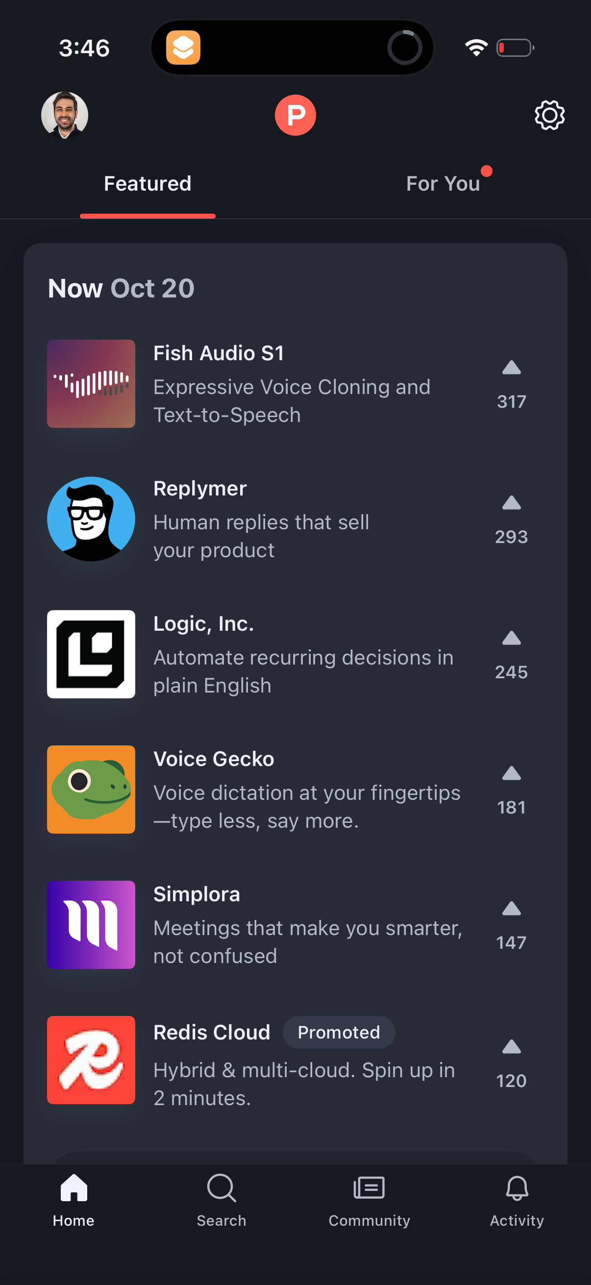product-hunt app screenshot 7