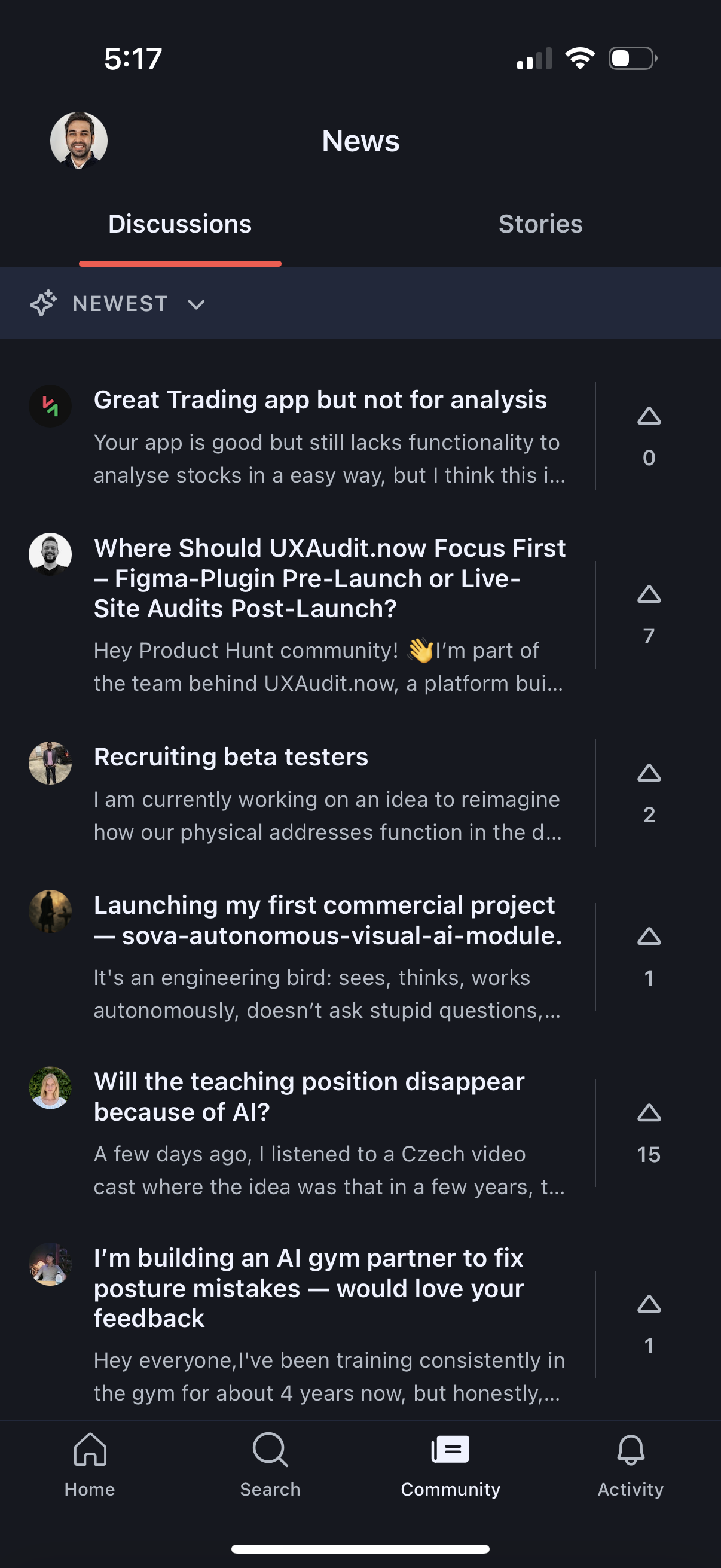product-hunt app screenshot 11