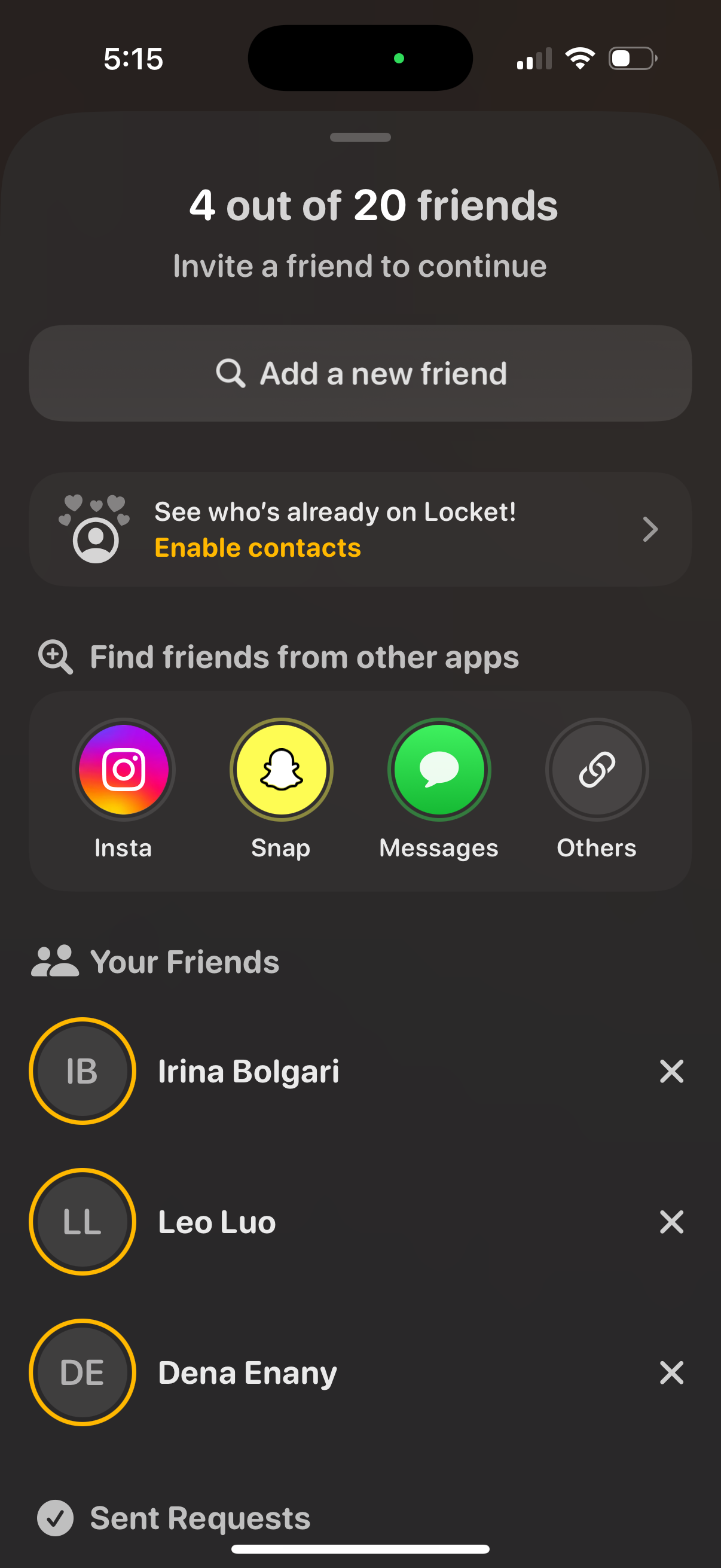 locket app screenshot 17