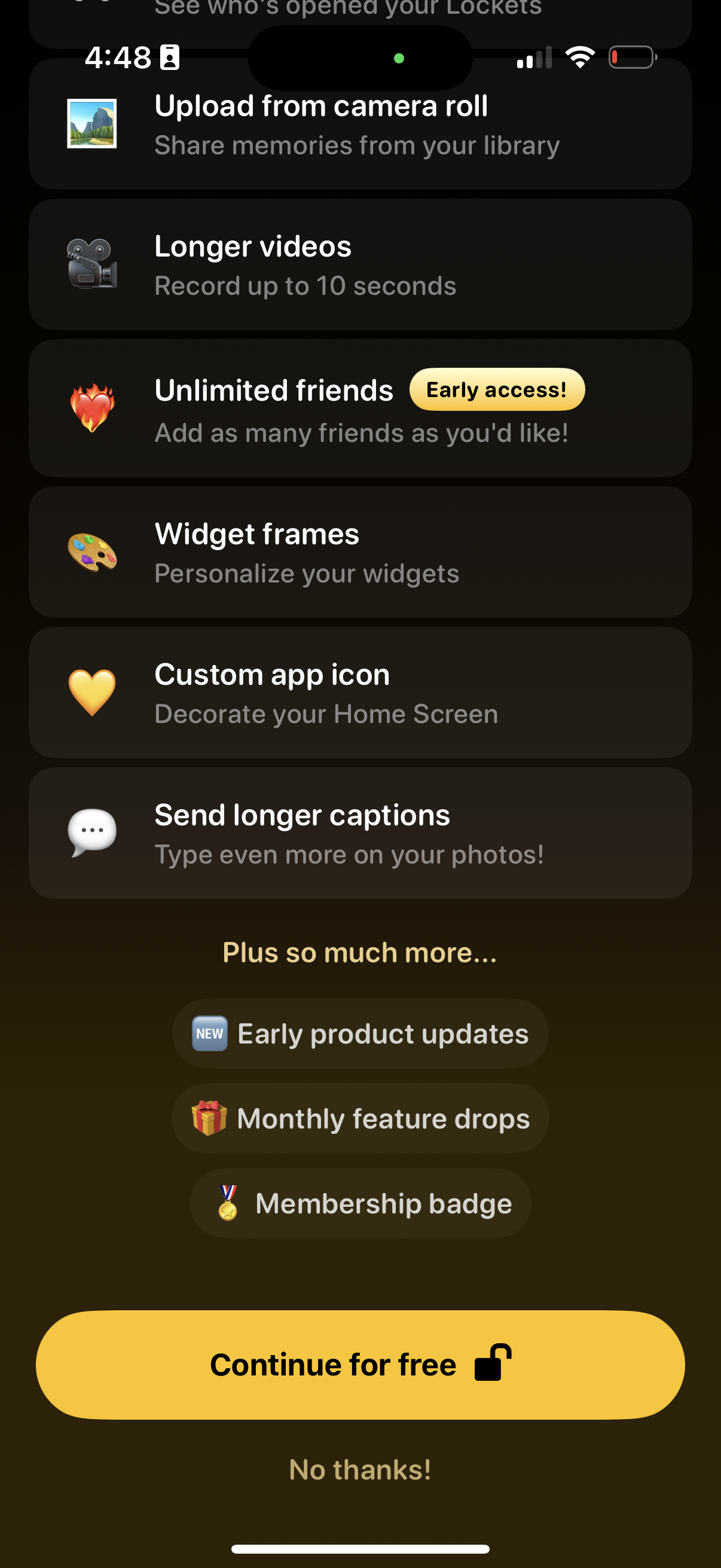 locket app screenshot 55