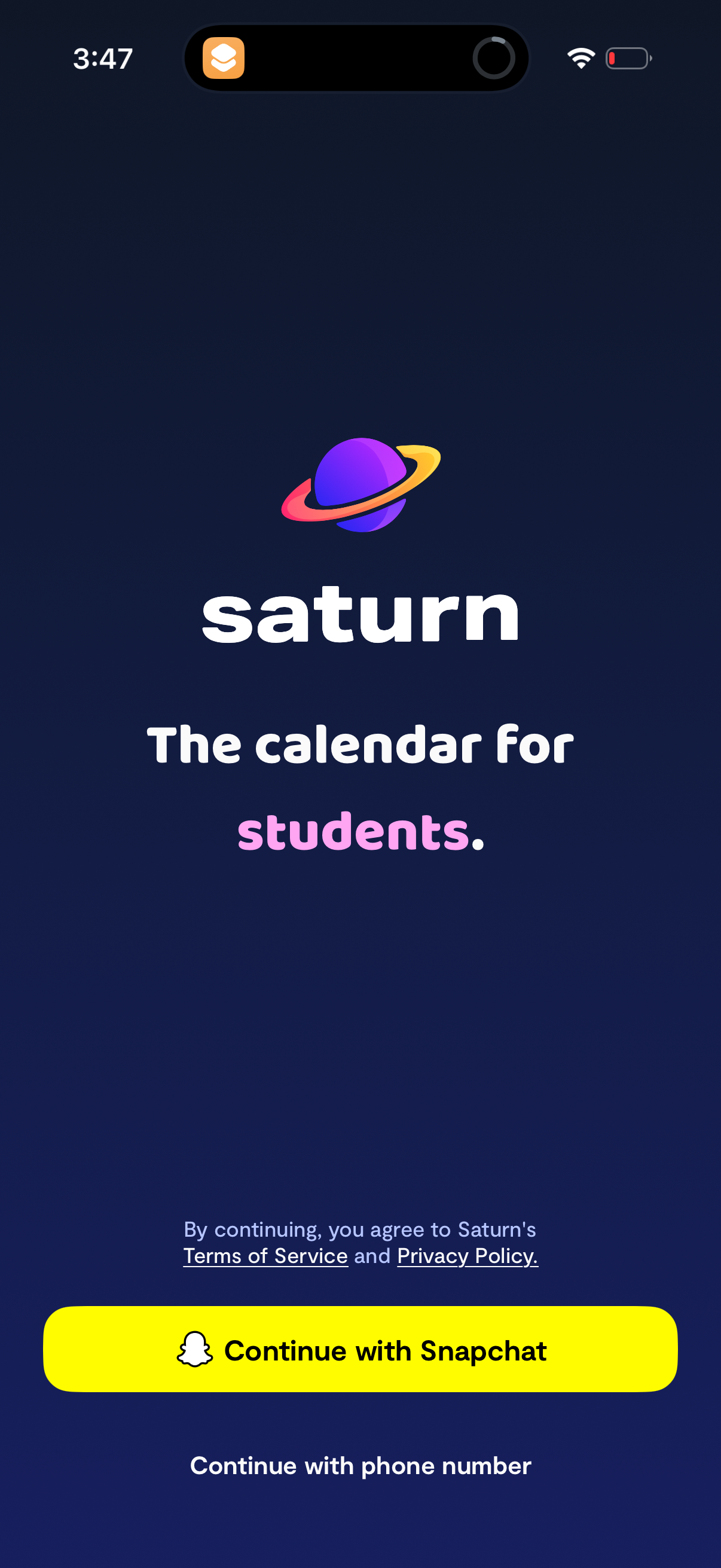 saturn app screenshot 2