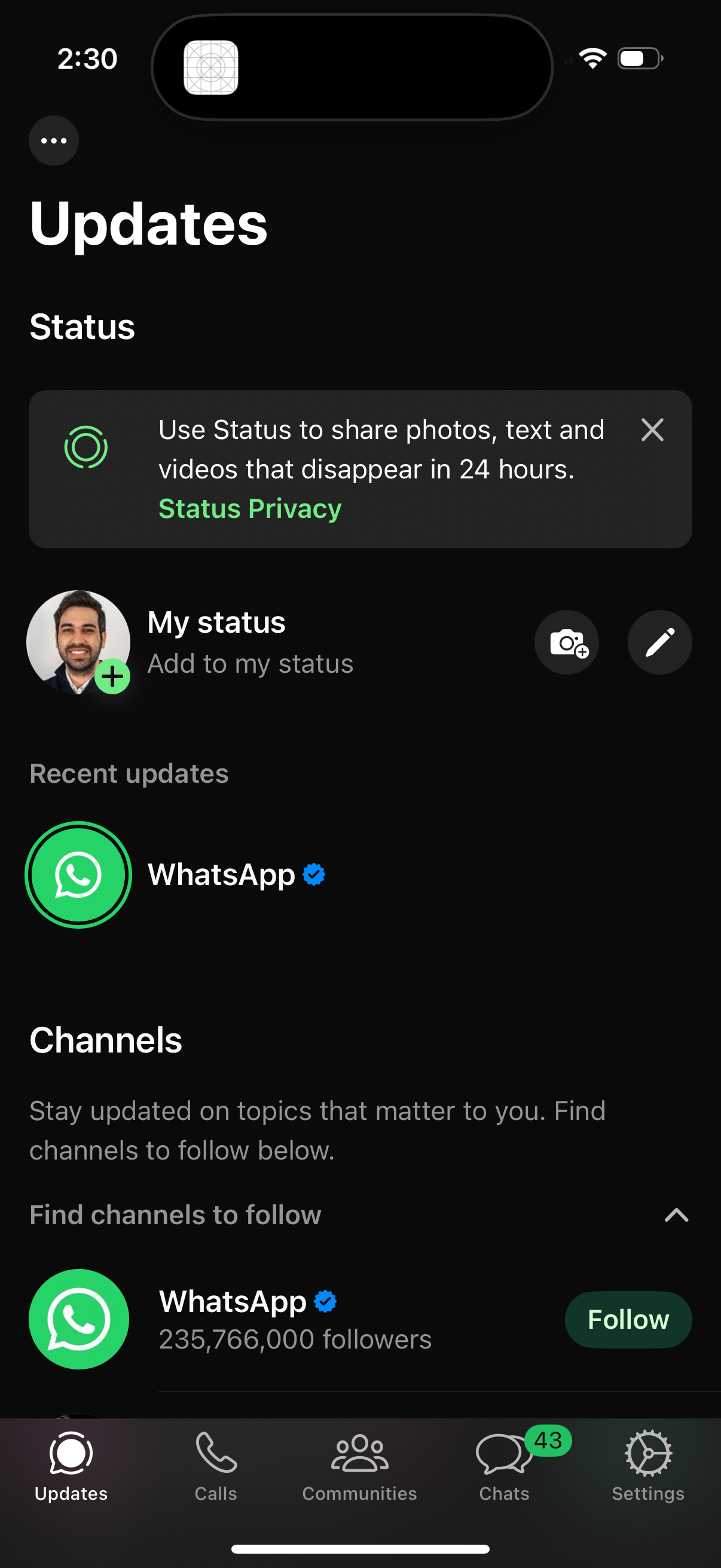 whatsapp app screenshot 3