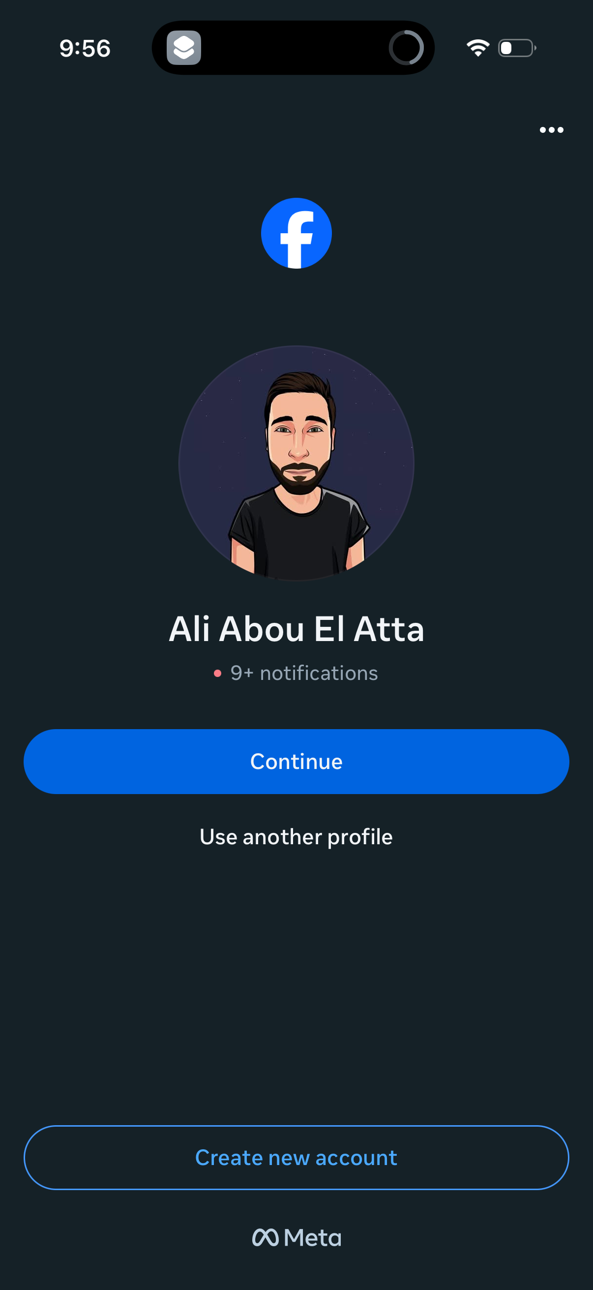 facebook app screenshot 1