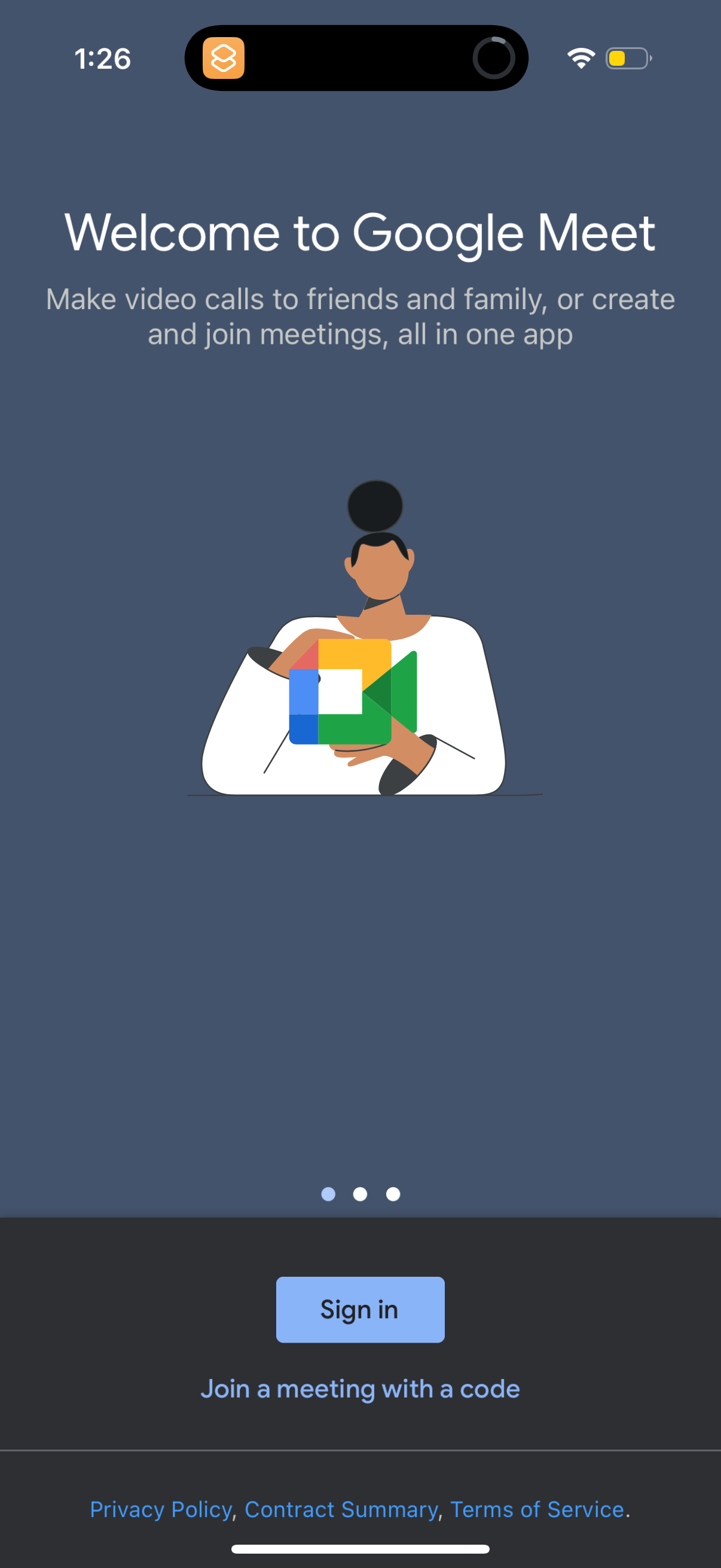 meet app screenshot 1