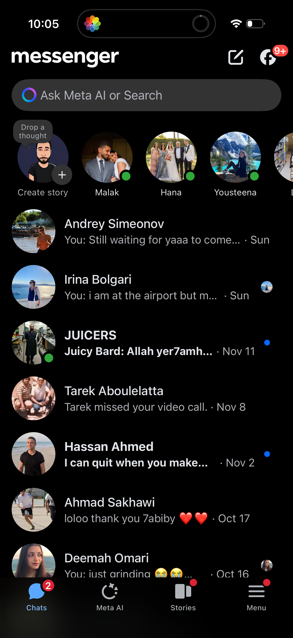 messenger app screenshot 1