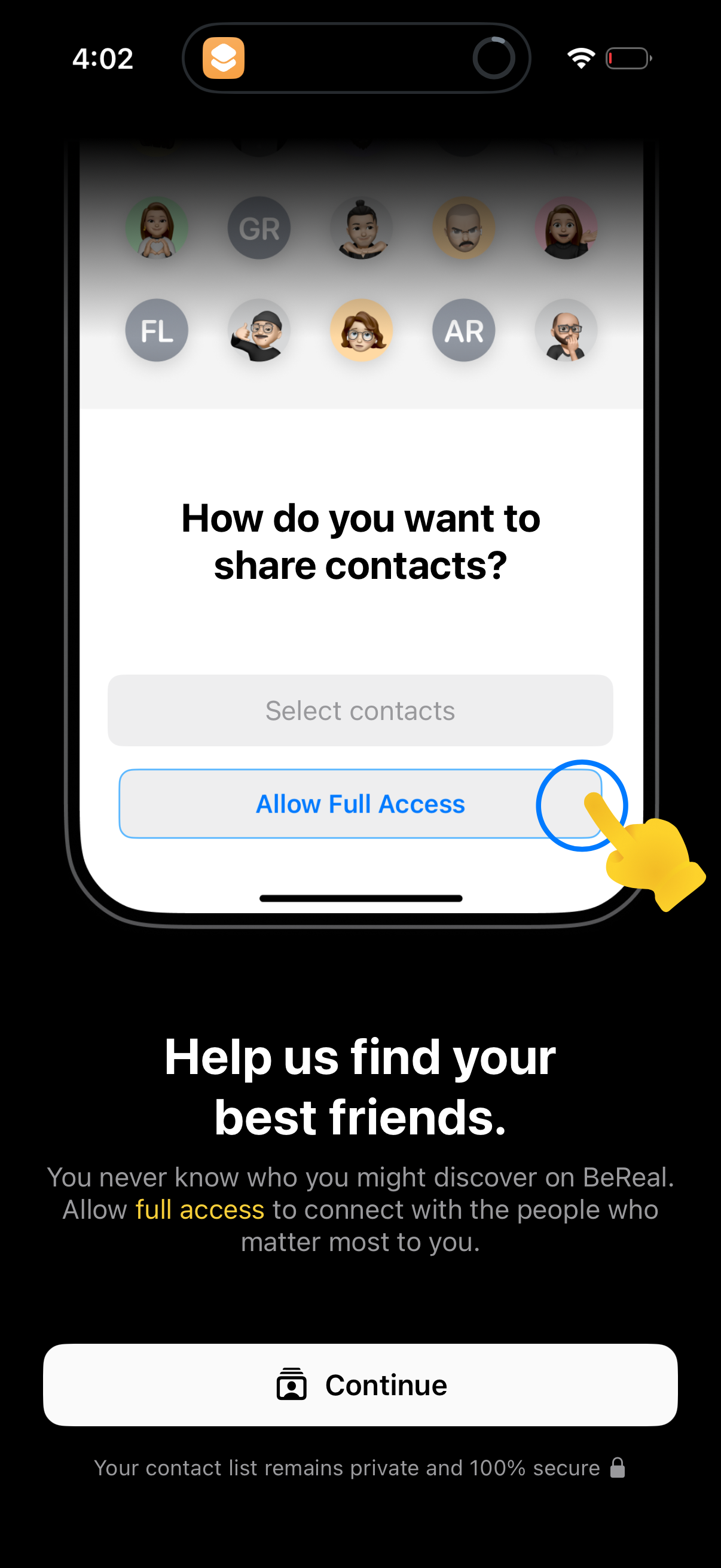 bereal app screenshot 12