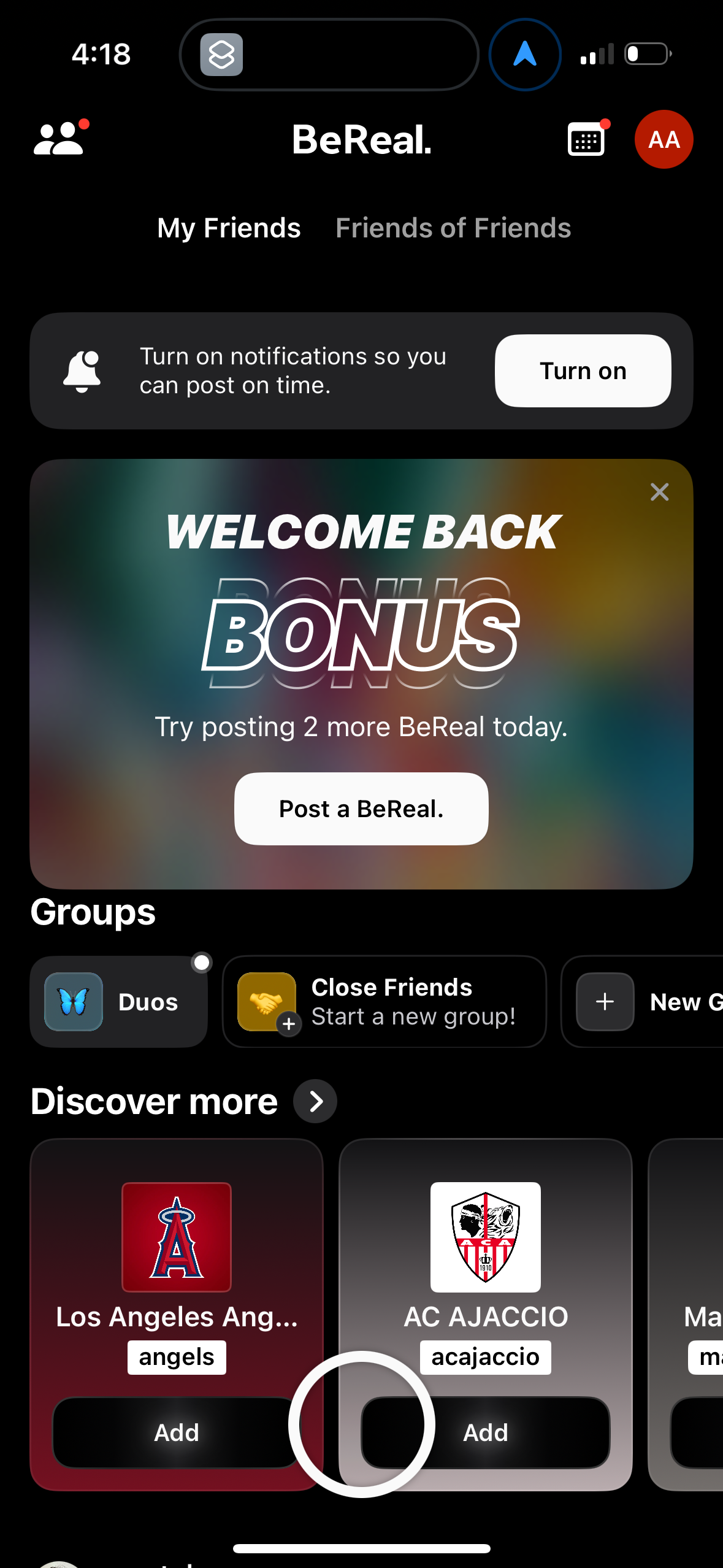 bereal app screenshot 43