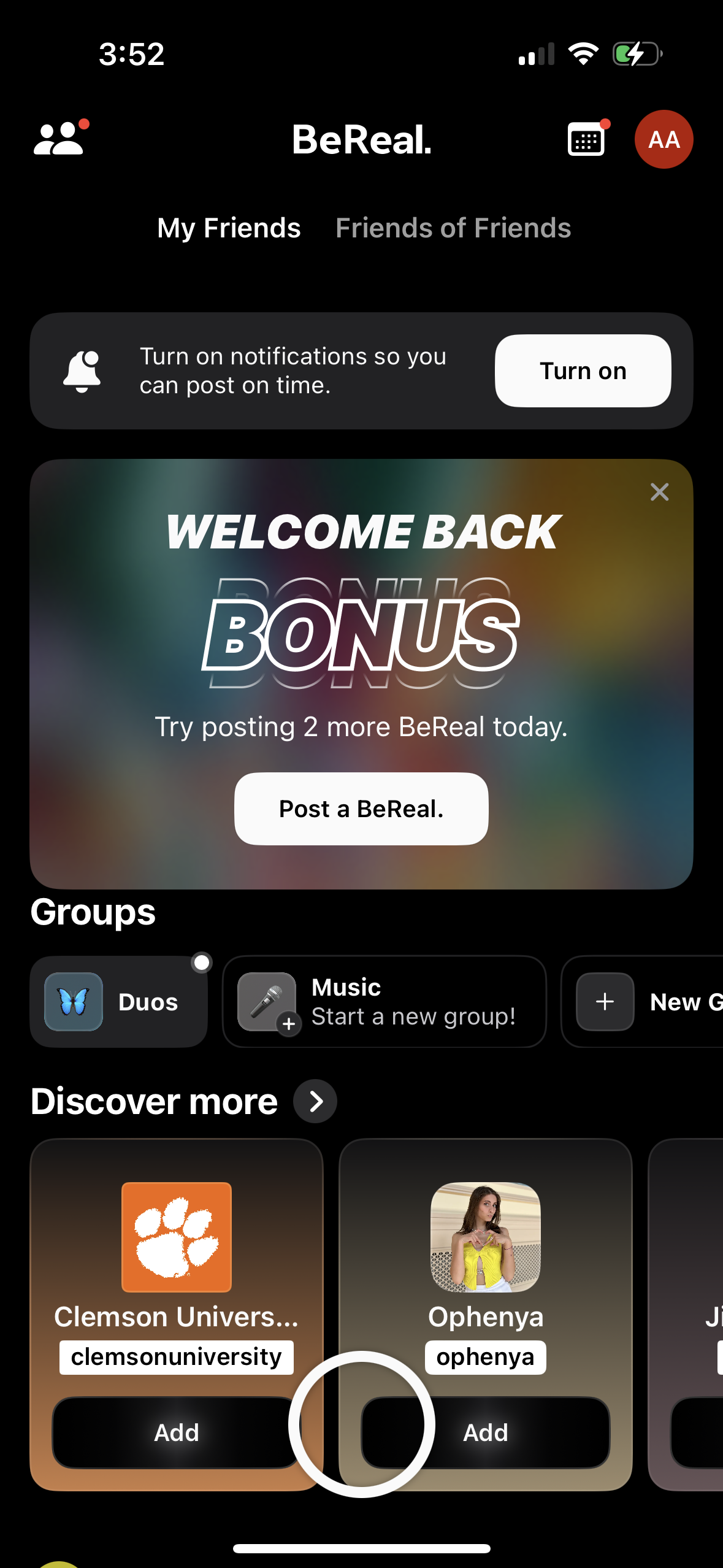 bereal app screenshot 39