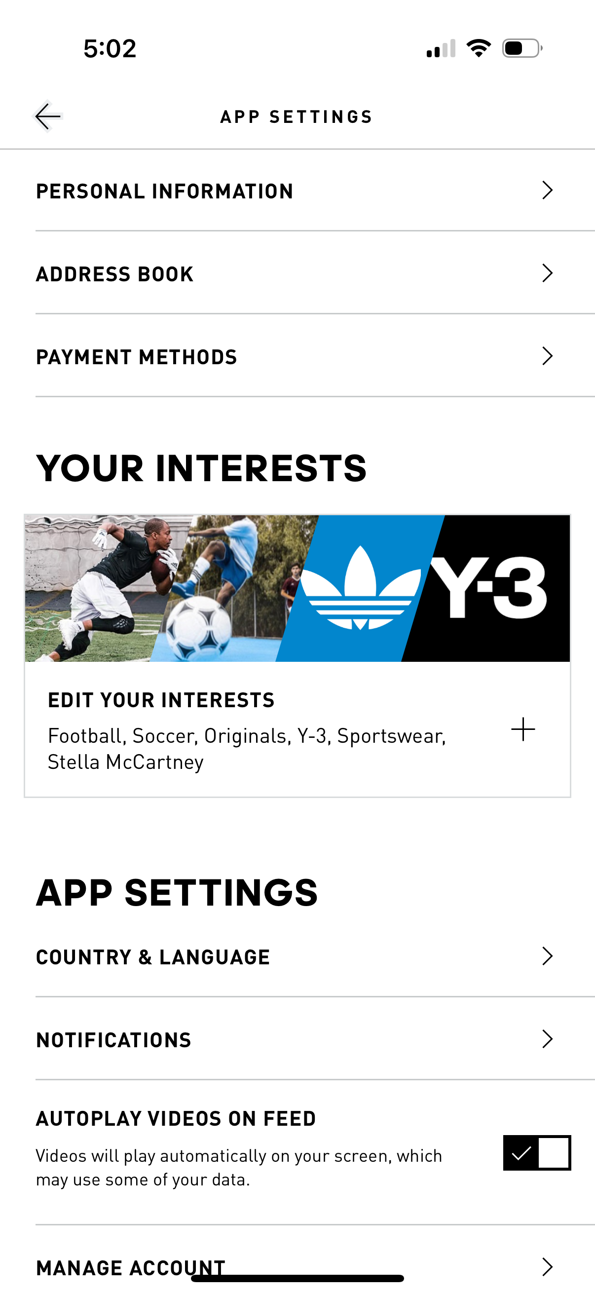 adidas app screenshot 28