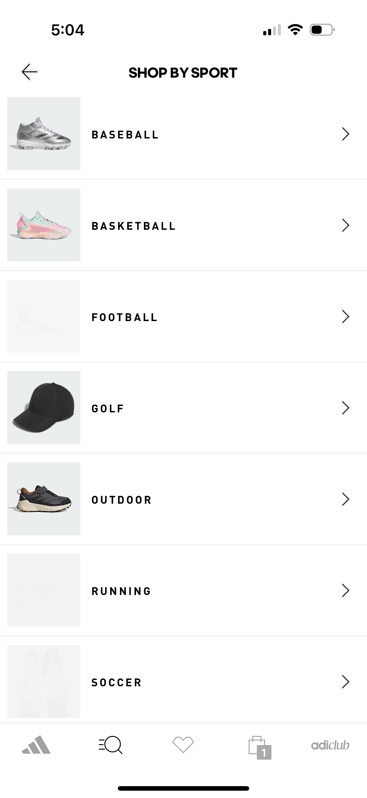 adidas app screenshot 11