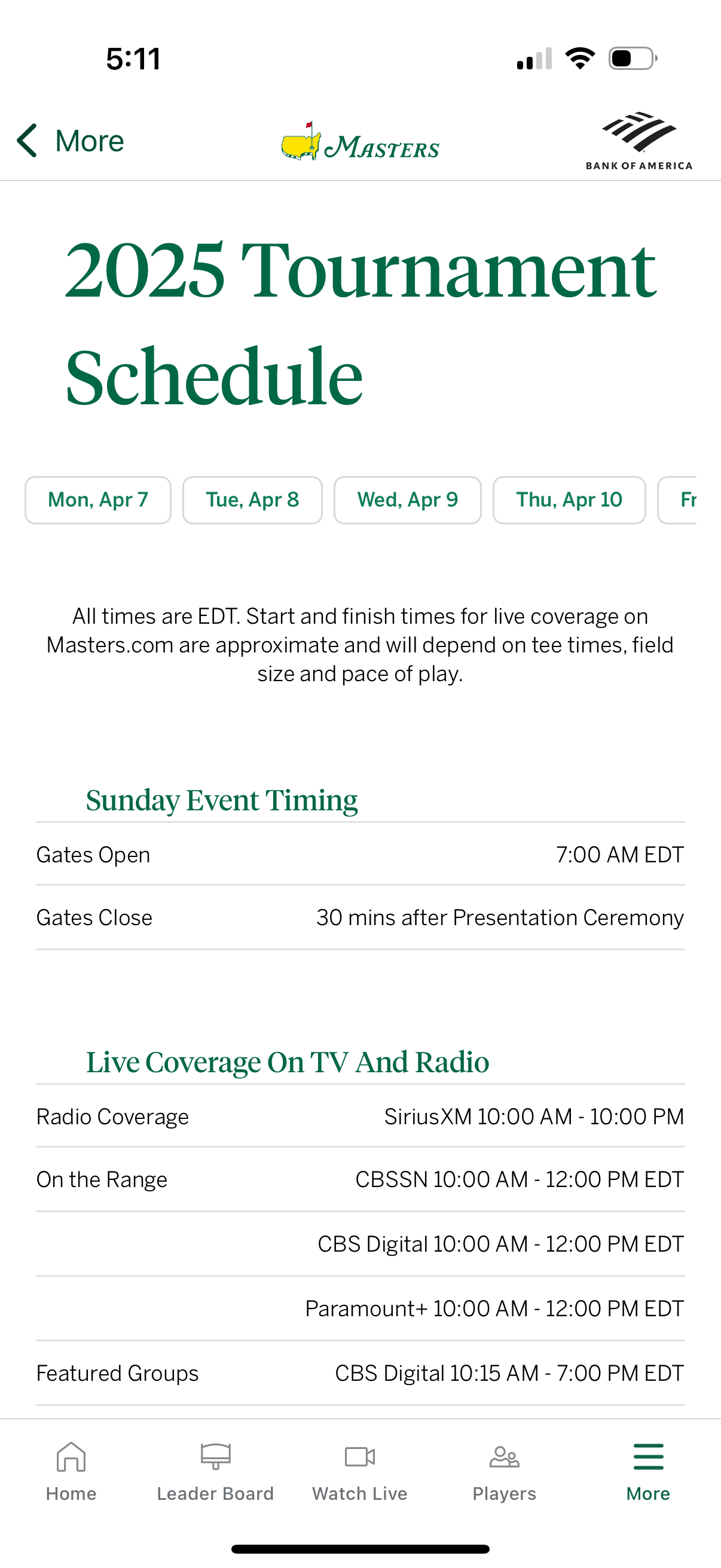 the-masters app screenshot 18