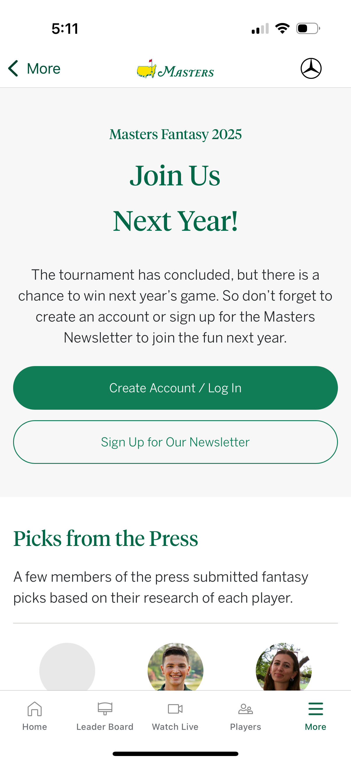 the-masters app screenshot 14