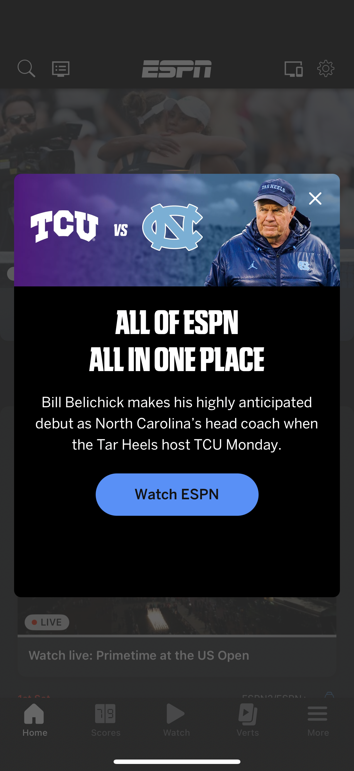 espn app screenshot 1