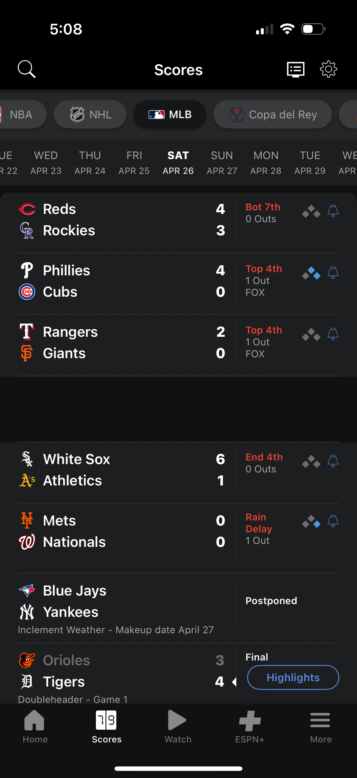 espn app screenshot 38