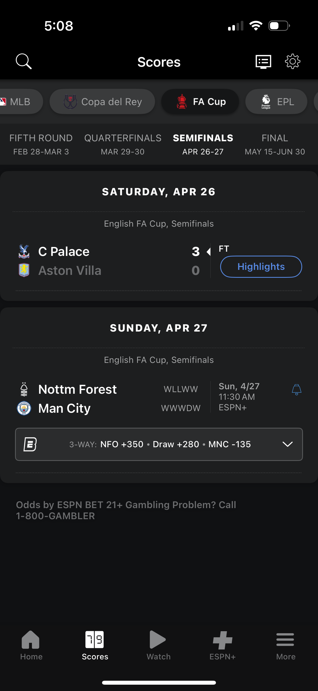 espn app screenshot 36
