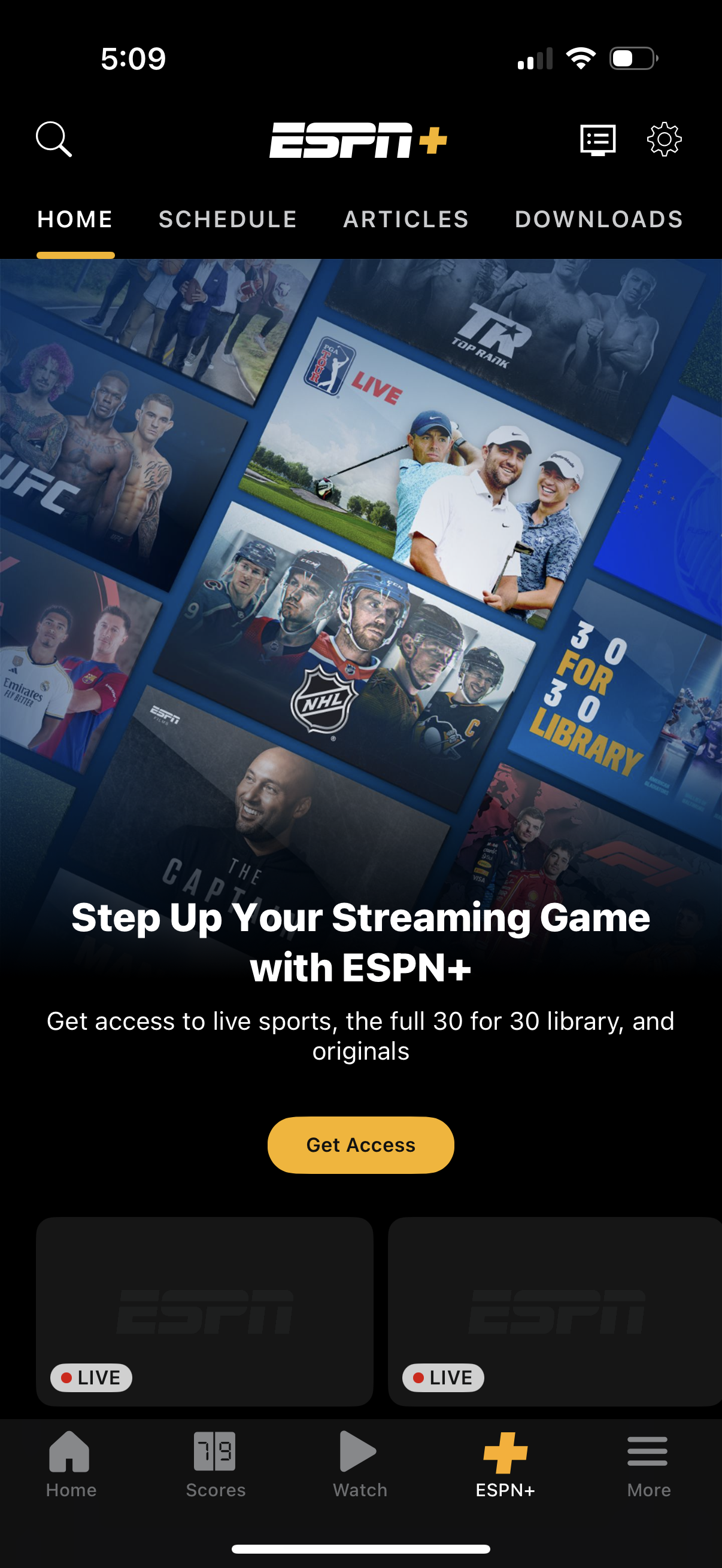 espn app screenshot 23