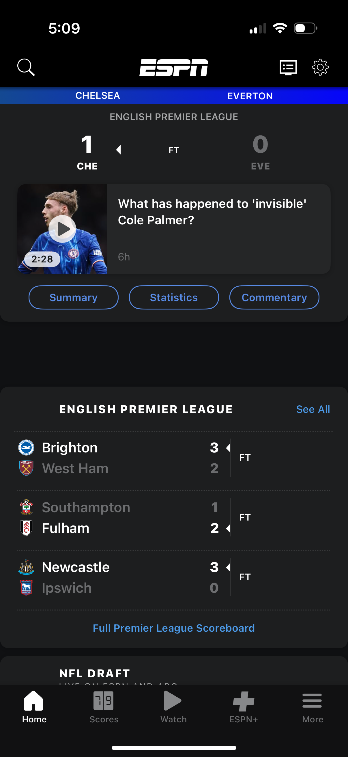 espn app screenshot 14