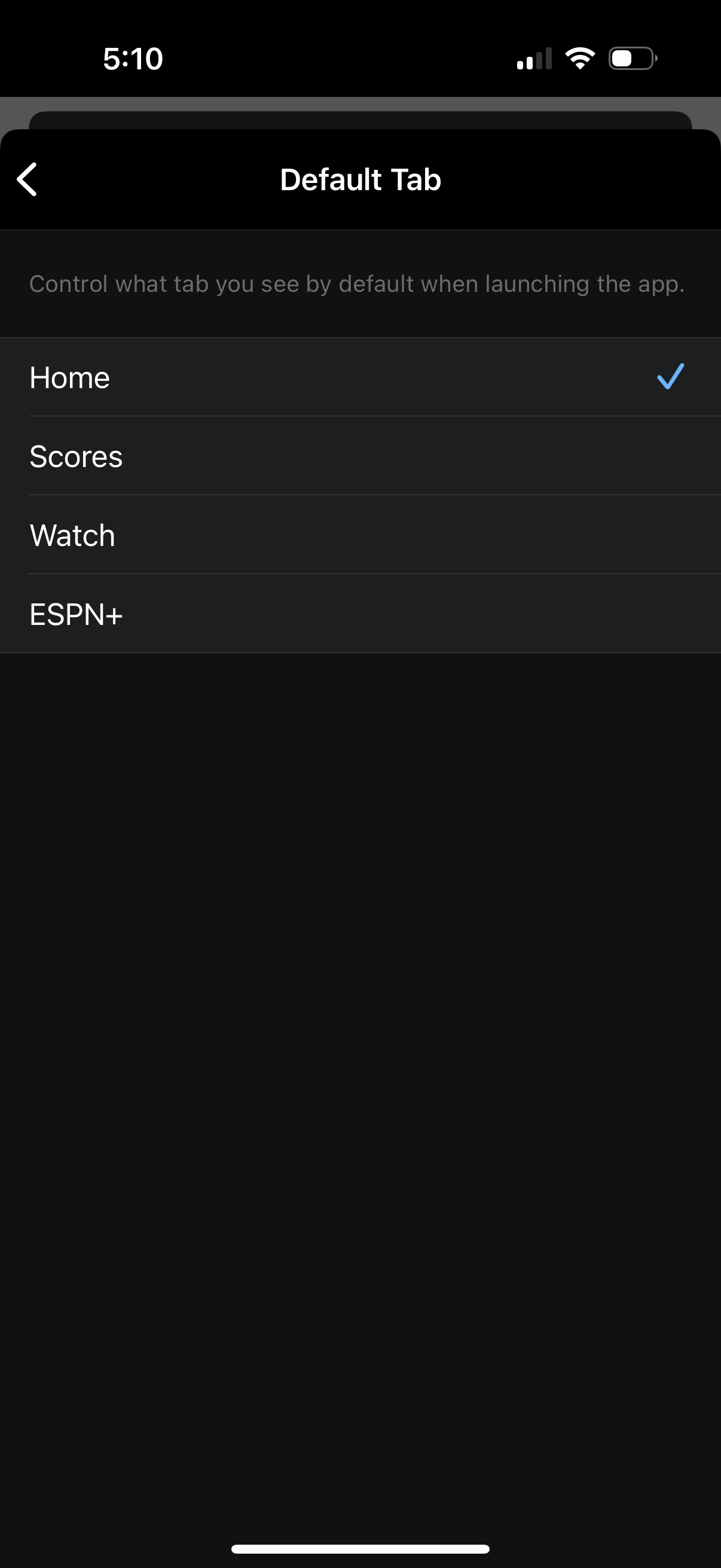 espn app screenshot 7