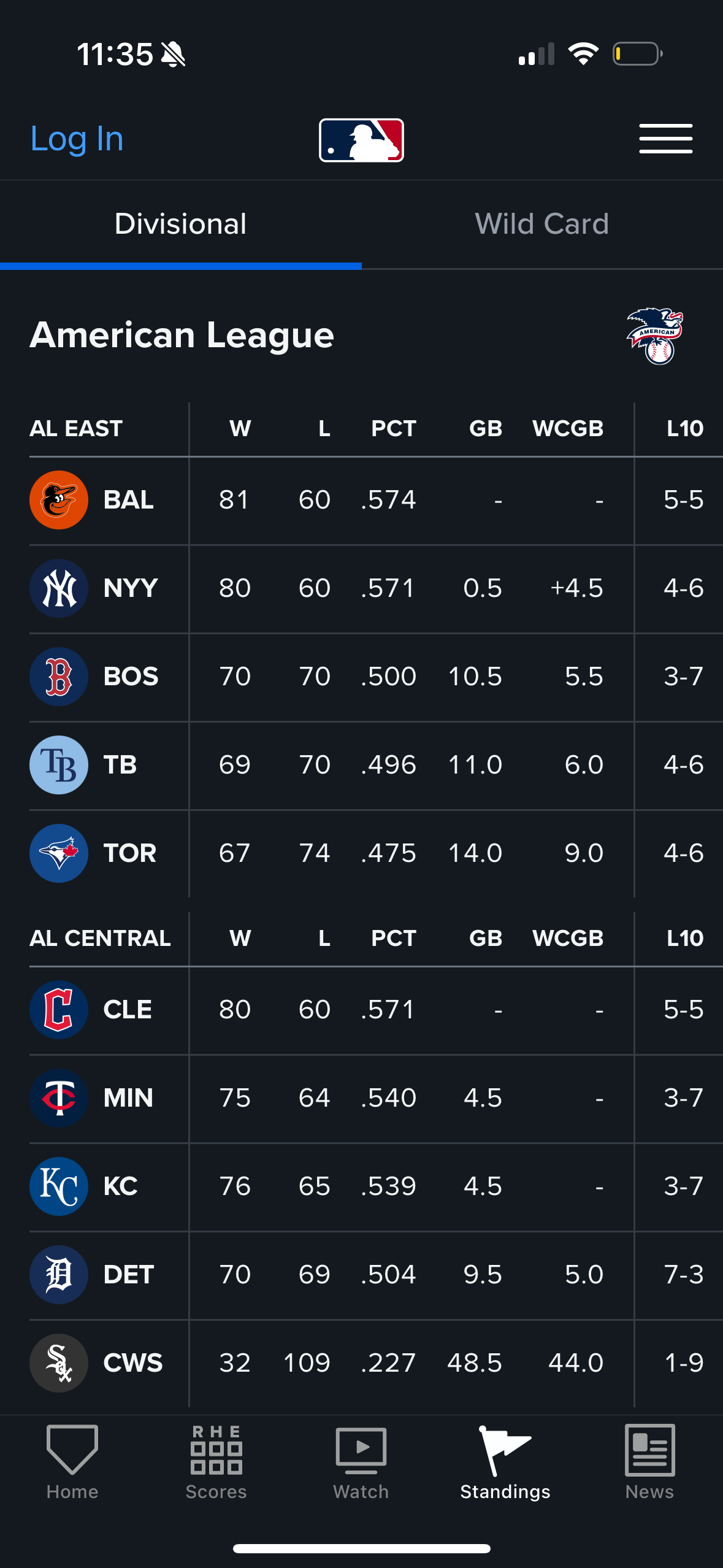 mlb app screenshot 10