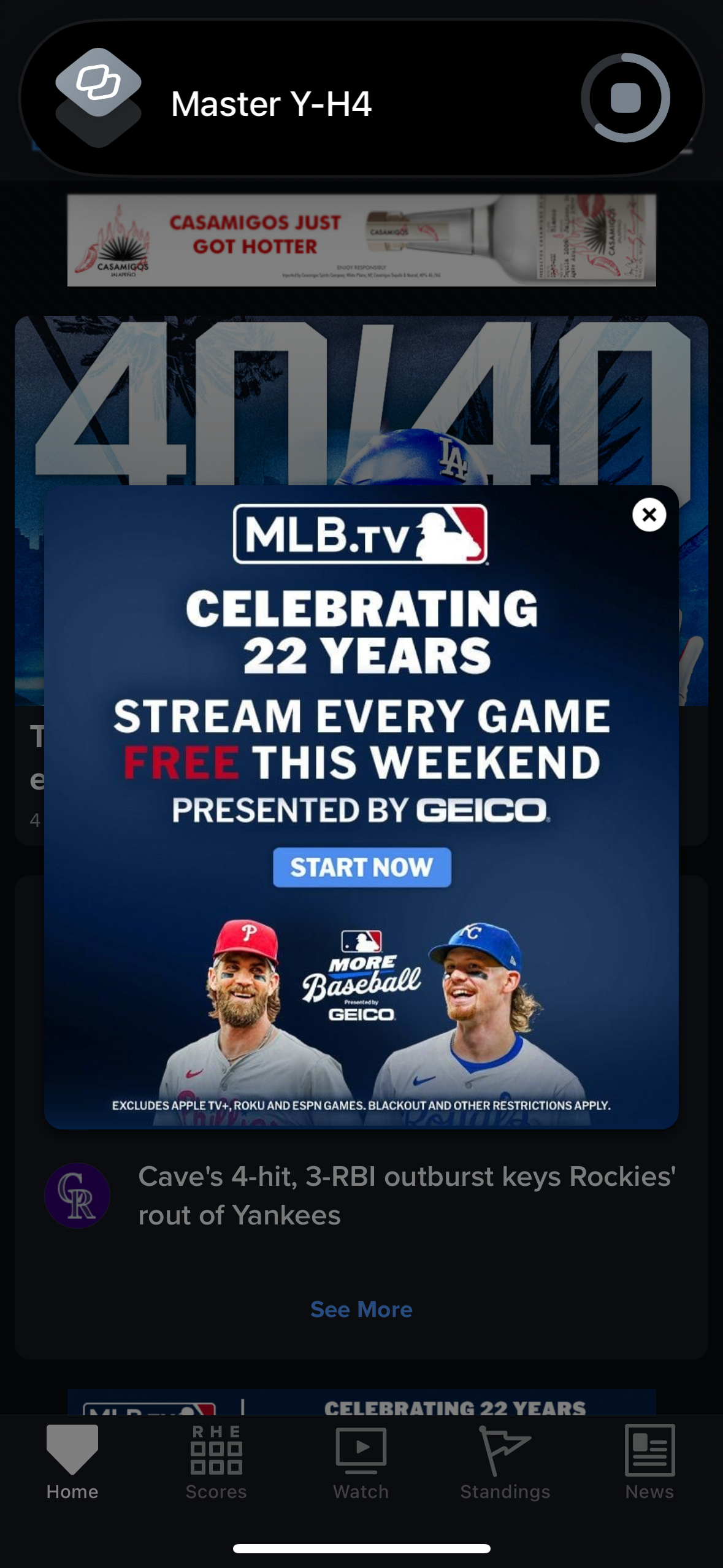 mlb app screenshot 8