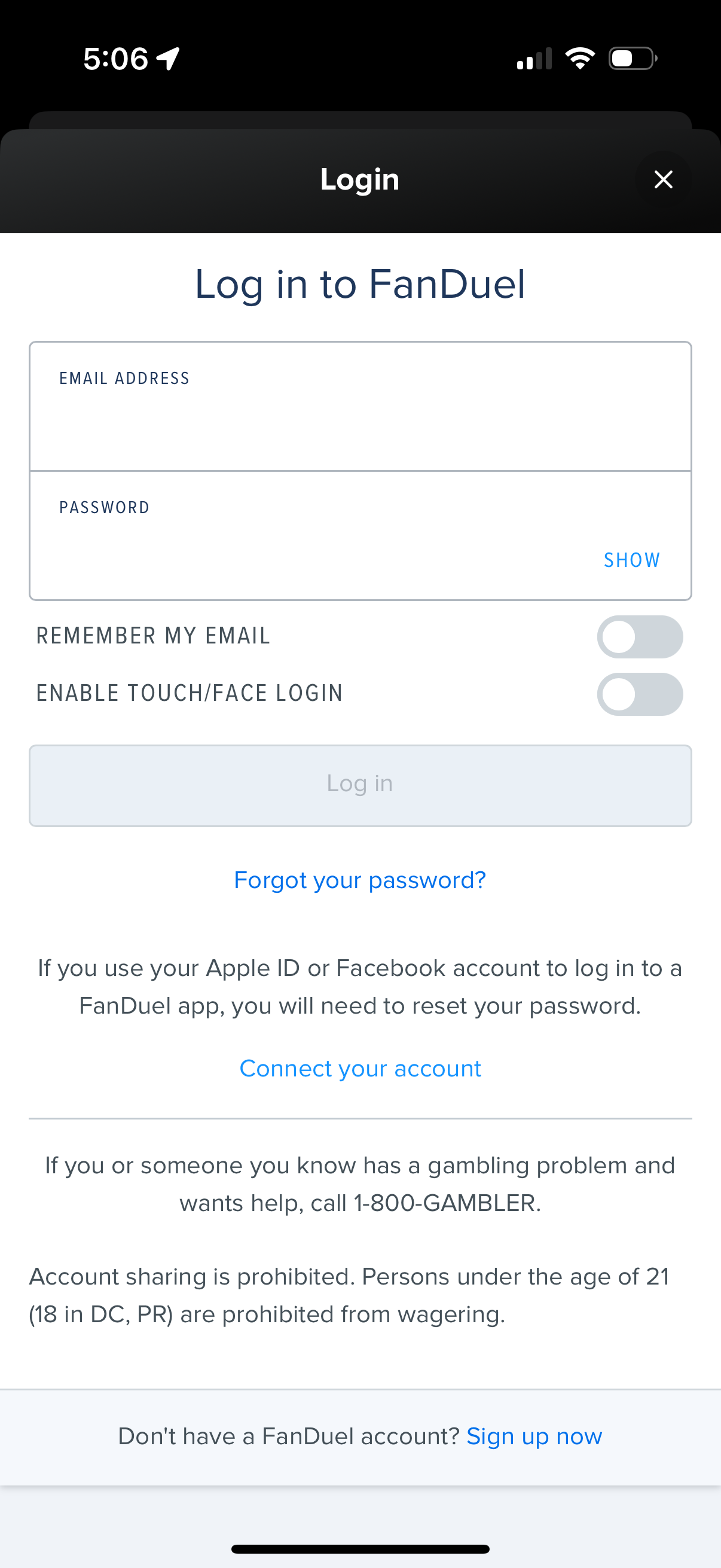 fanduel app screenshot 4